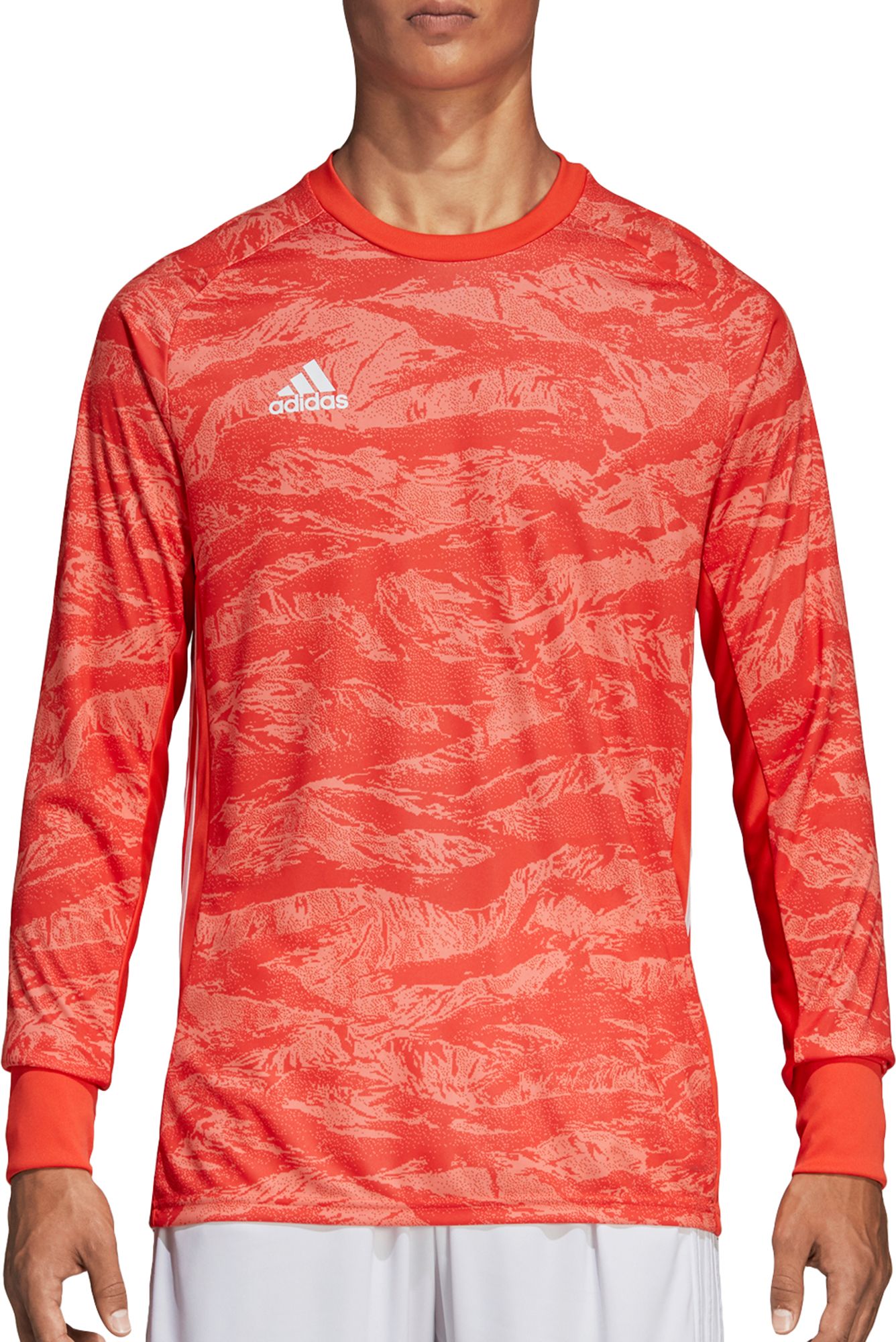 red adidas goalkeeper jersey