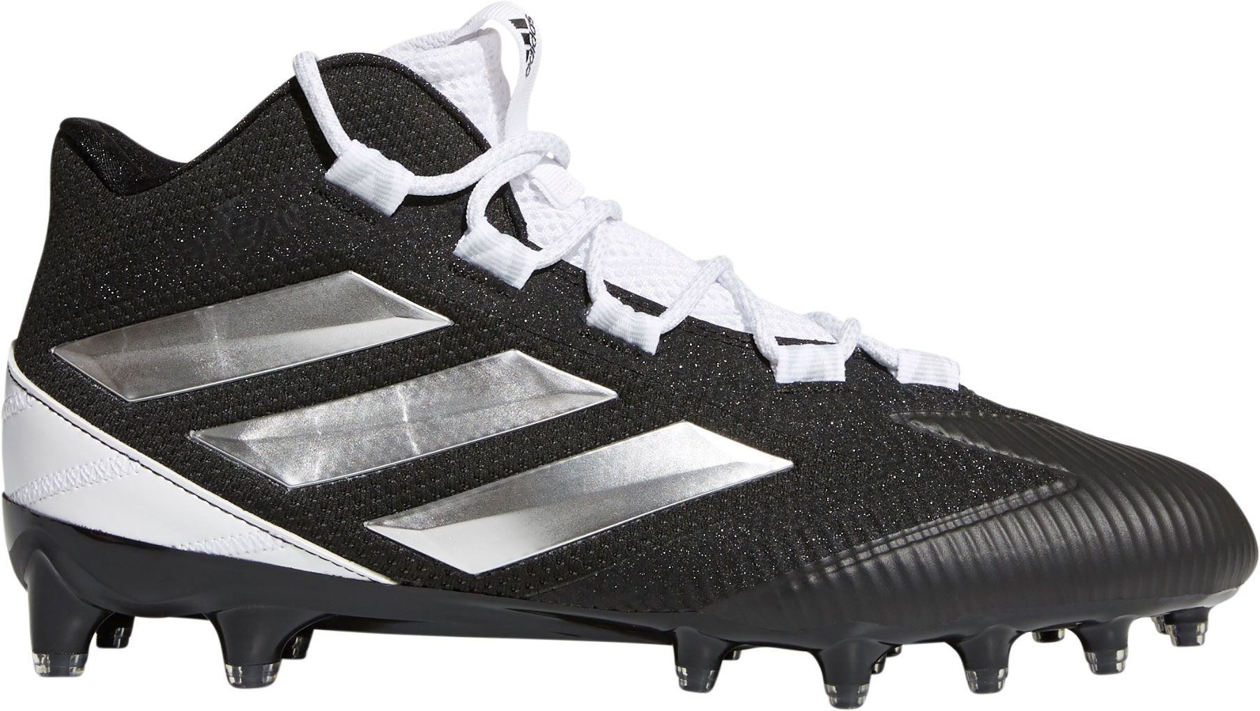 adidas football cleats black and white