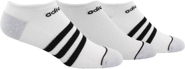 adidas Men's 3-Stripes No Show Socks - 3 Pack product image