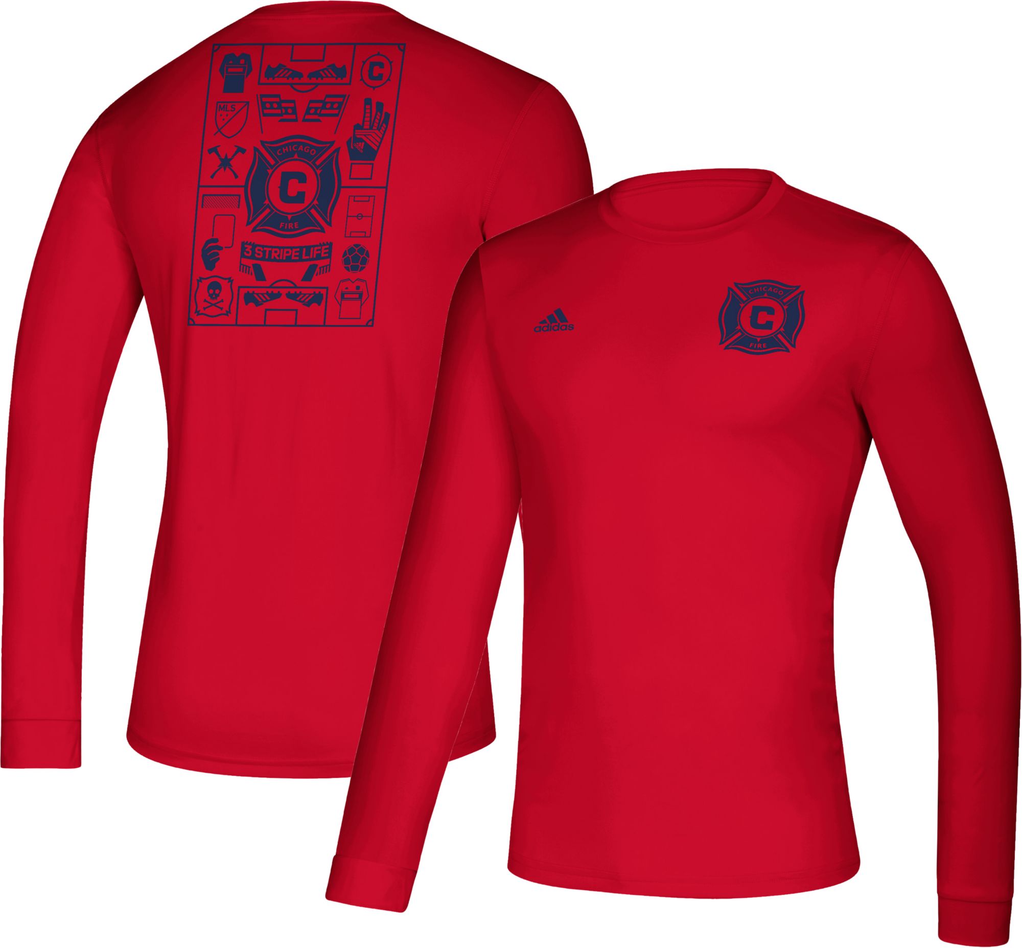 chicago fire long sleeve jersey