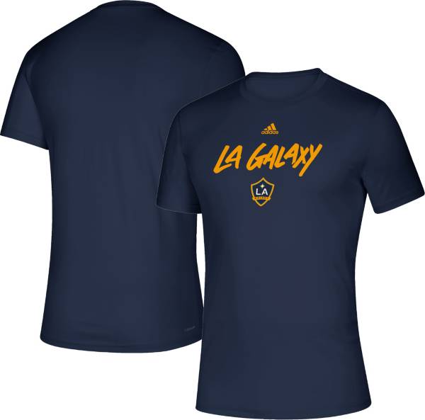adidas Men's Los Angeles Galaxy Wordmark Navy T-Shirt