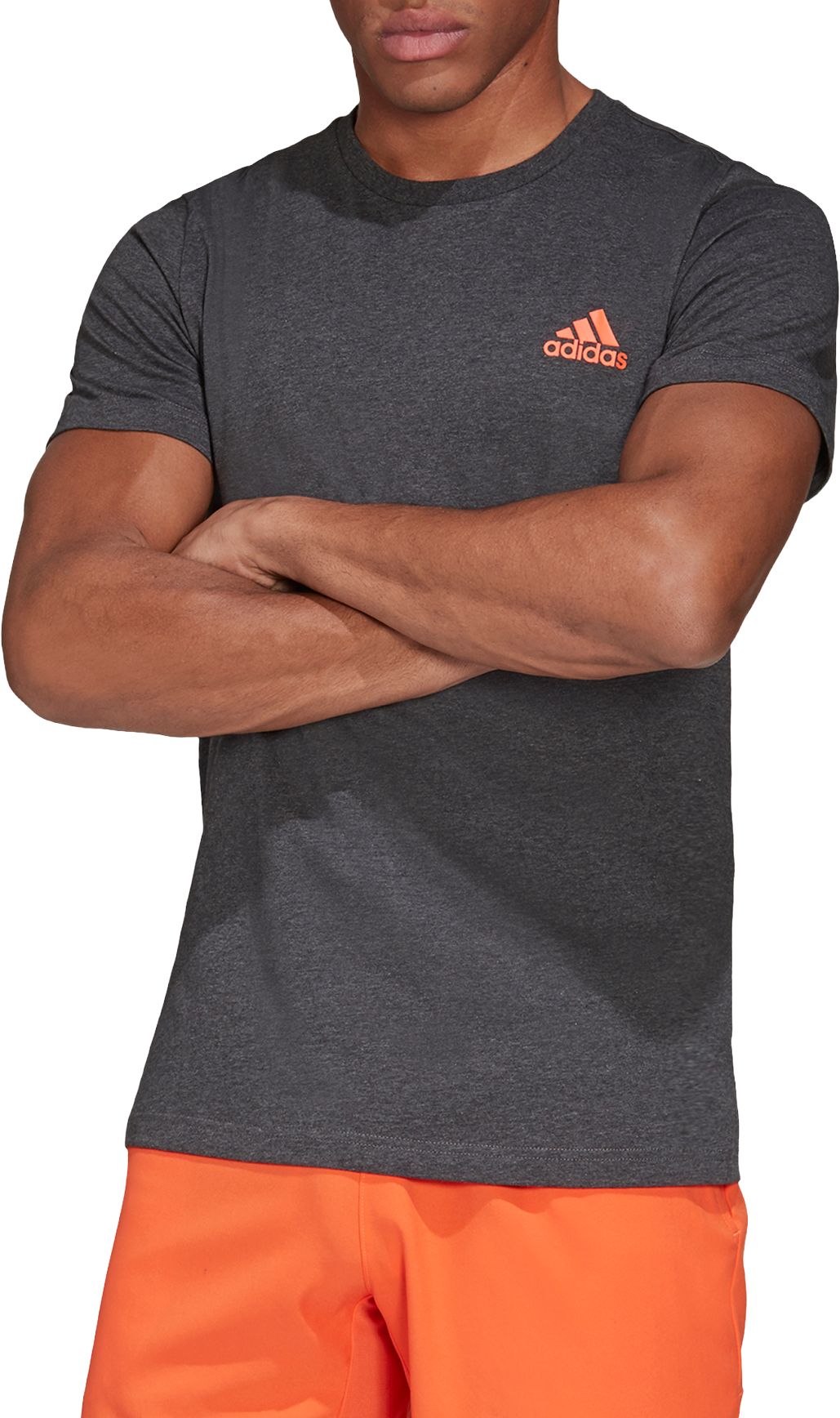 dark grey adidas t shirt