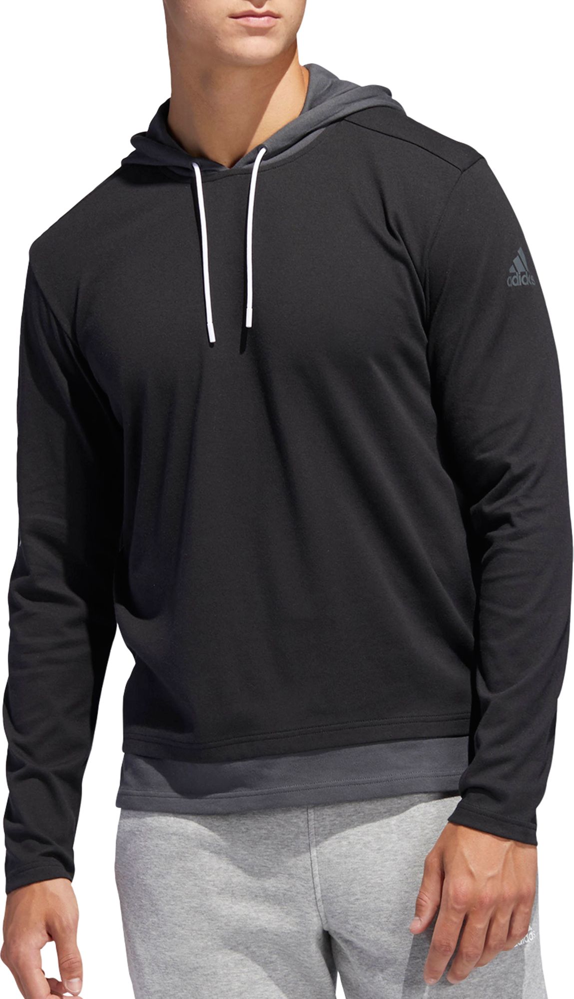 adidas men's sport to street hoodie