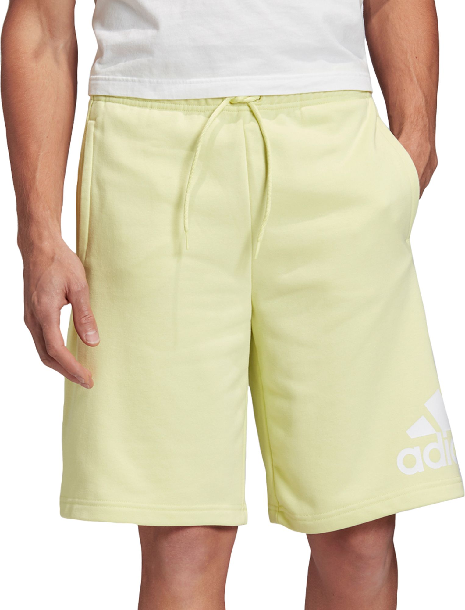 adidas men's french terry shorts