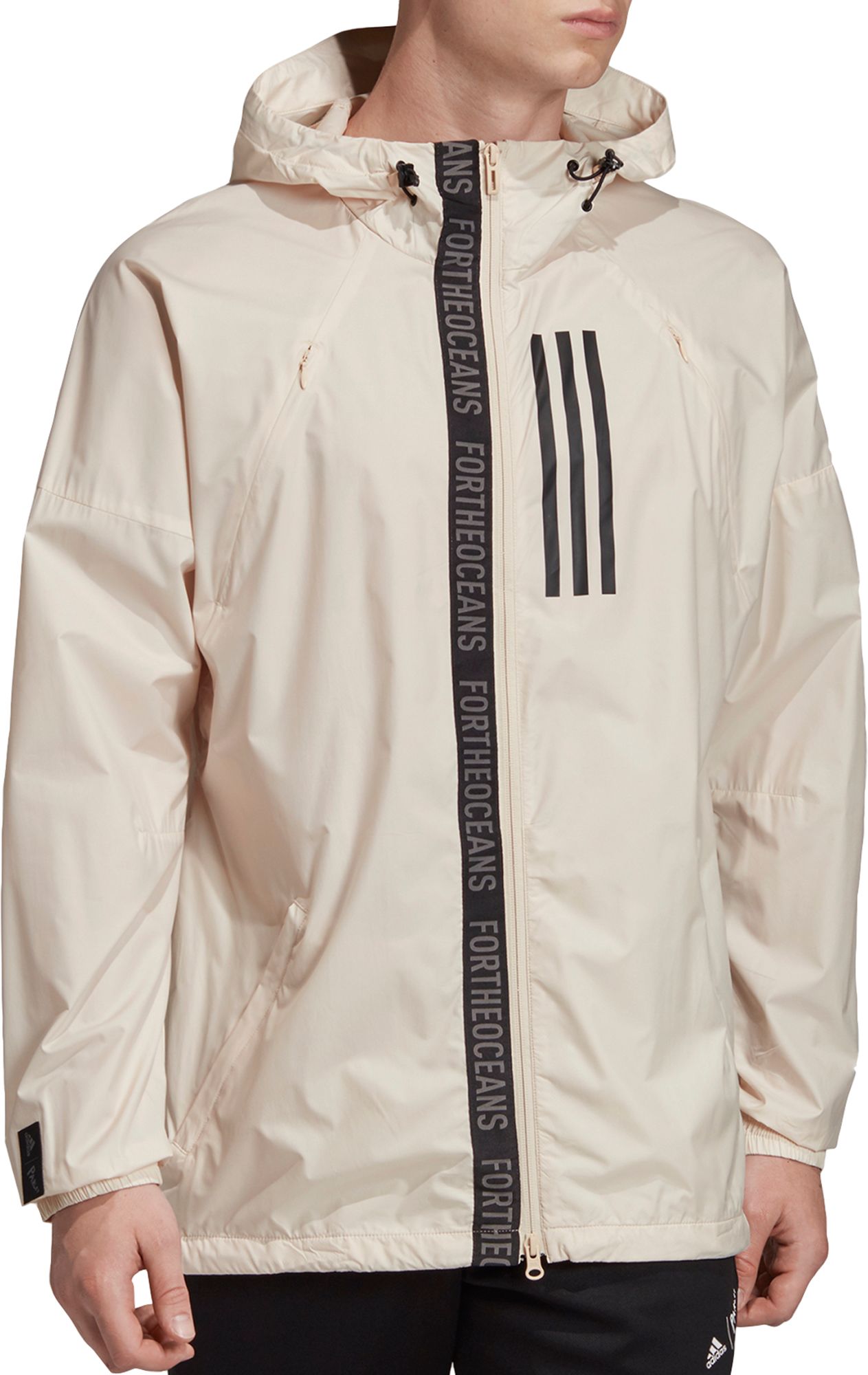 adidas men's windbreaker jacket