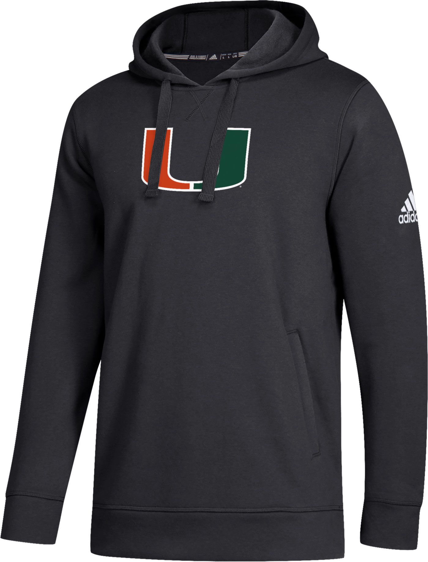 adidas Men's Miami Hurricanes Logo 