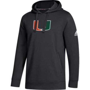 sorry, adidas Men's Miami Hurricanes Logo Fleece Pullover Black Hoodie is currently out of stock