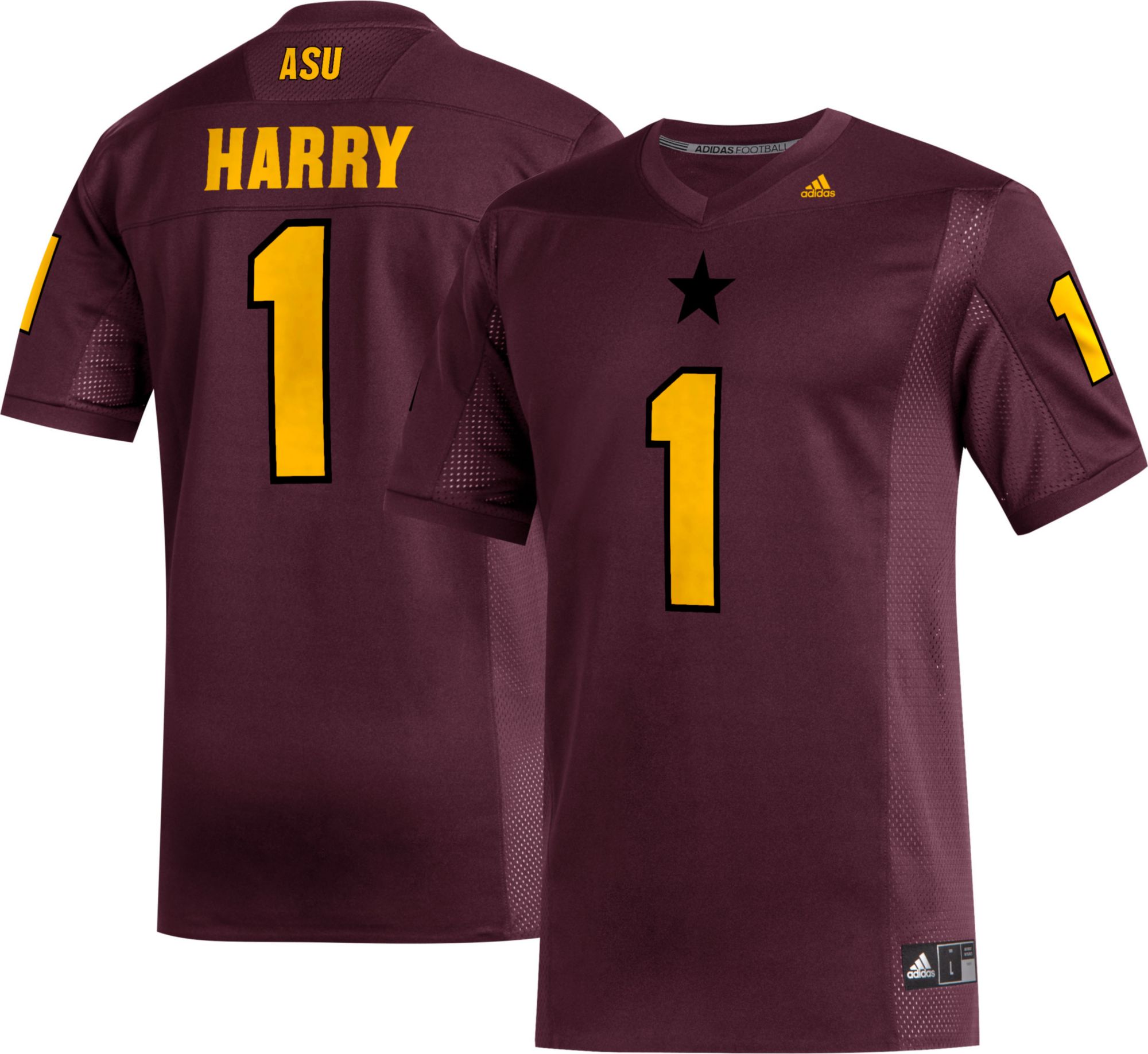 maroon football jersey