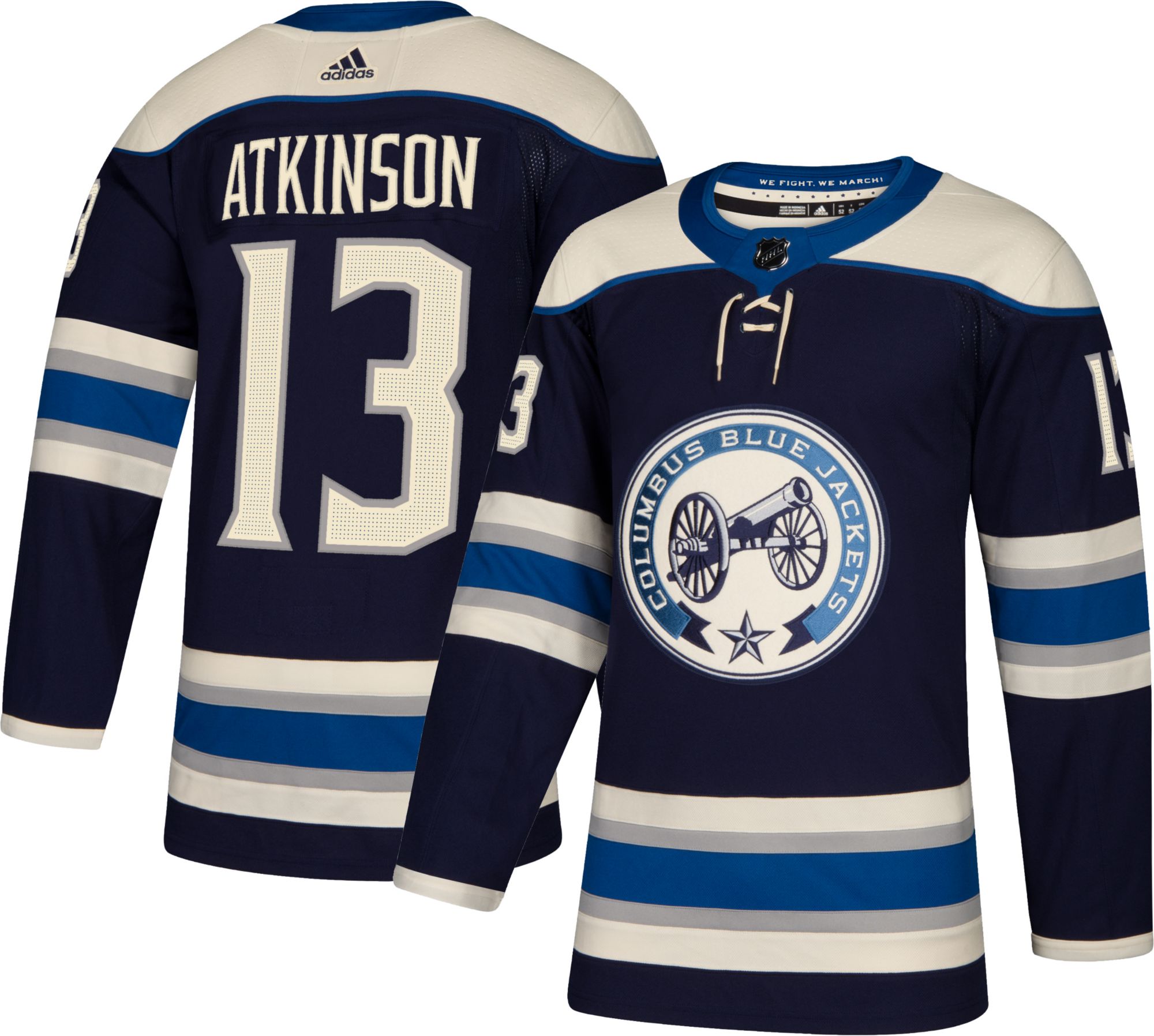 blue jackets jersey adidas