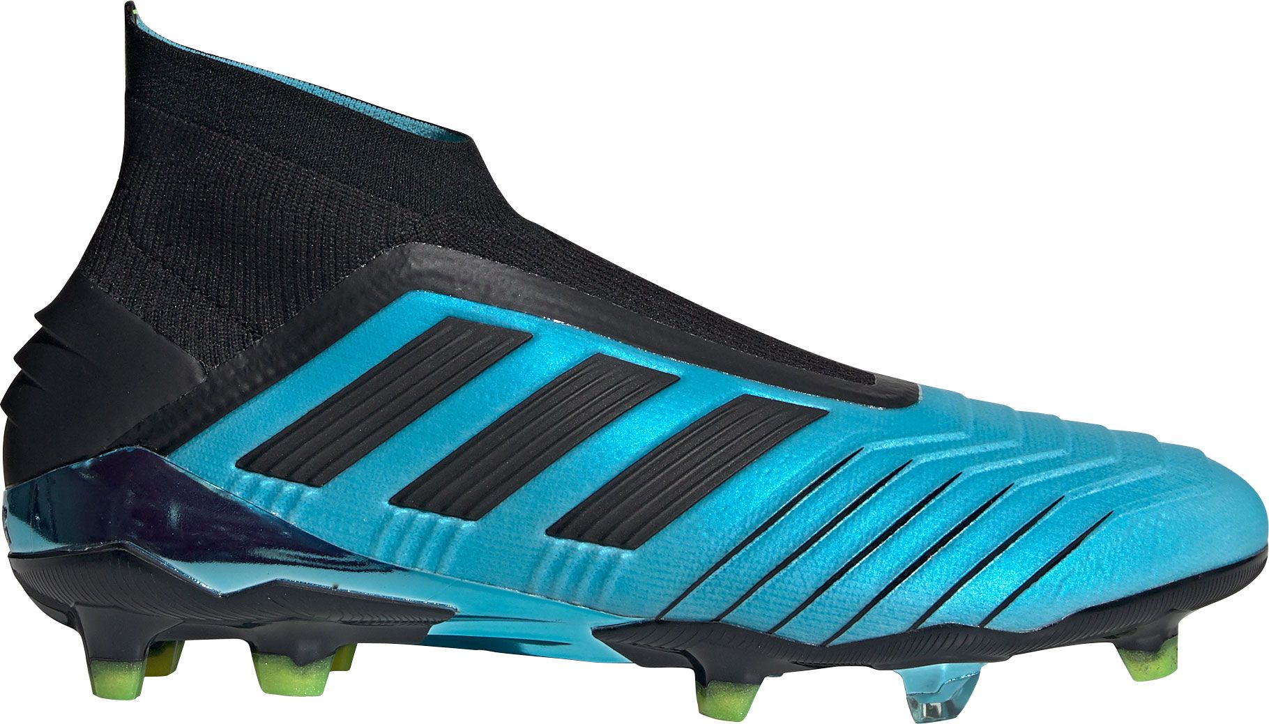 blue and black adidas soccer cleats