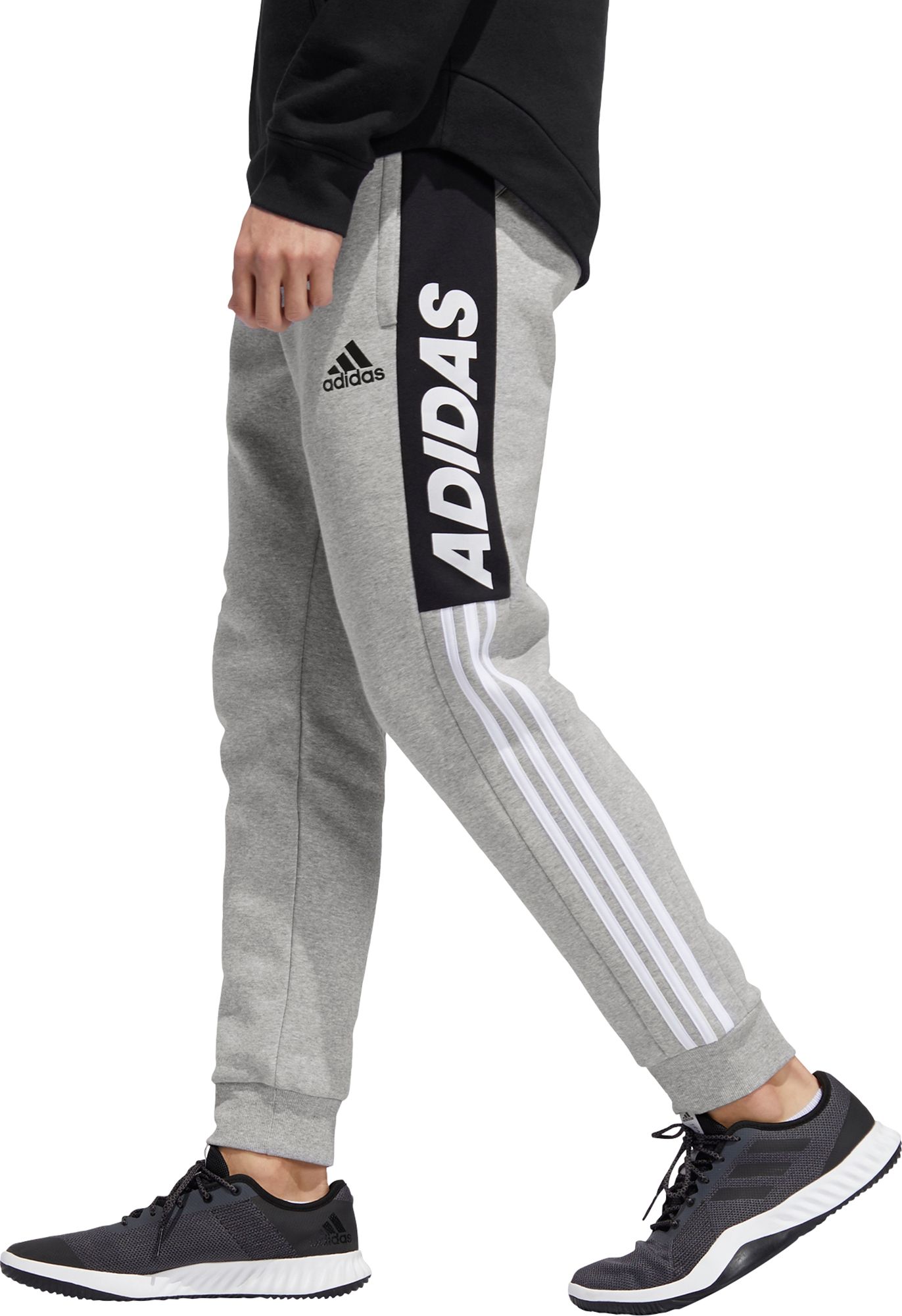 adidas men's post game fleece tapered pants
