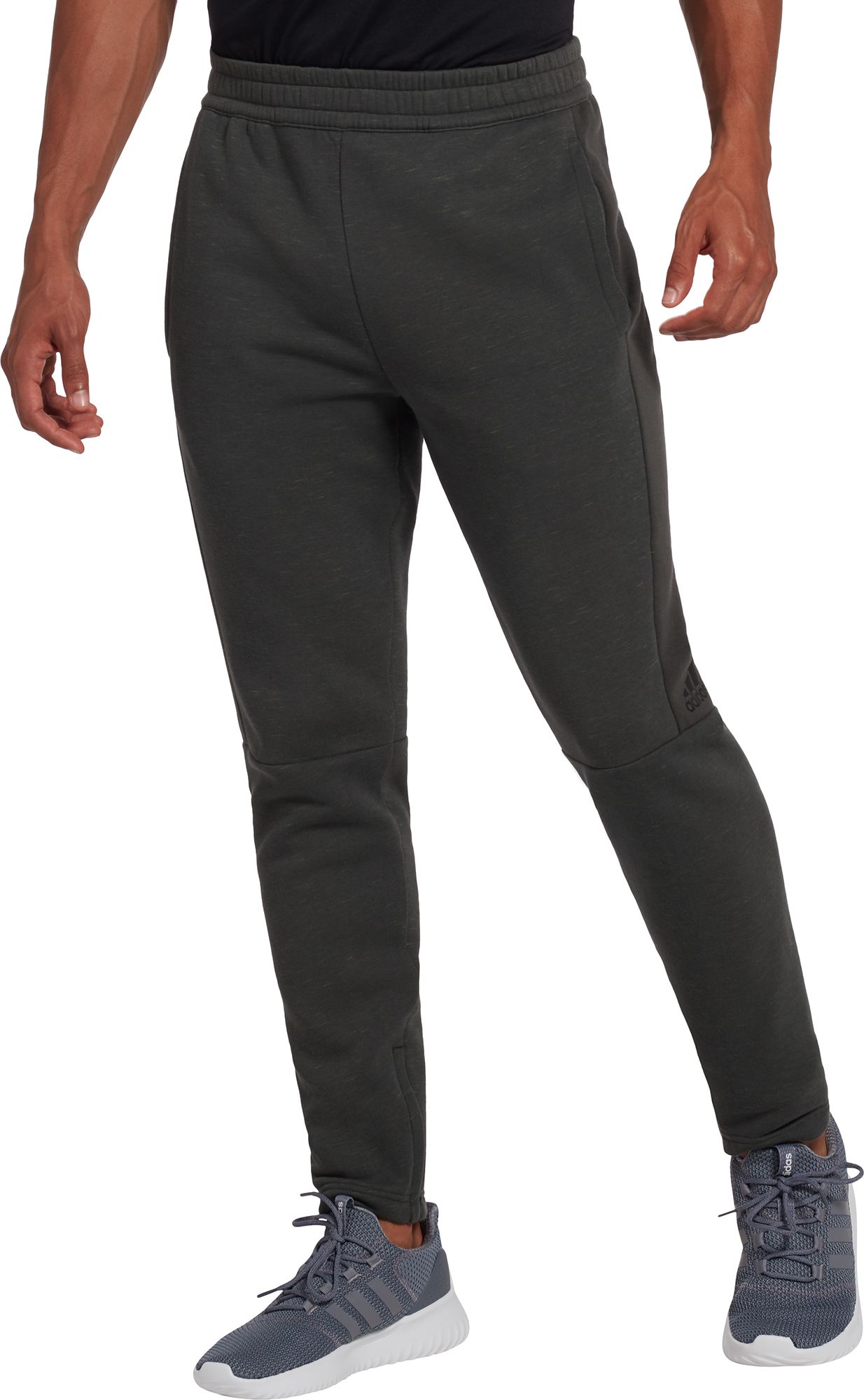 adidas men's post game fleece tapered pants