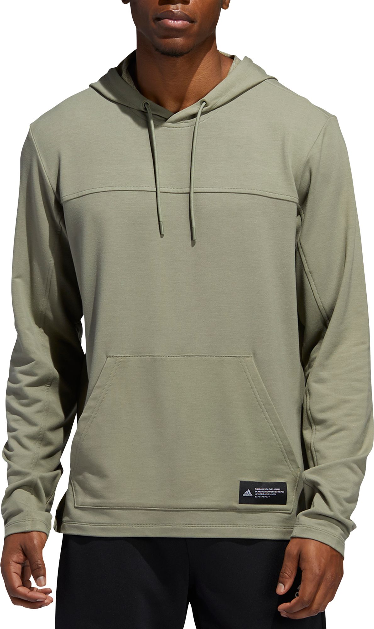 green mens adidas hoodie