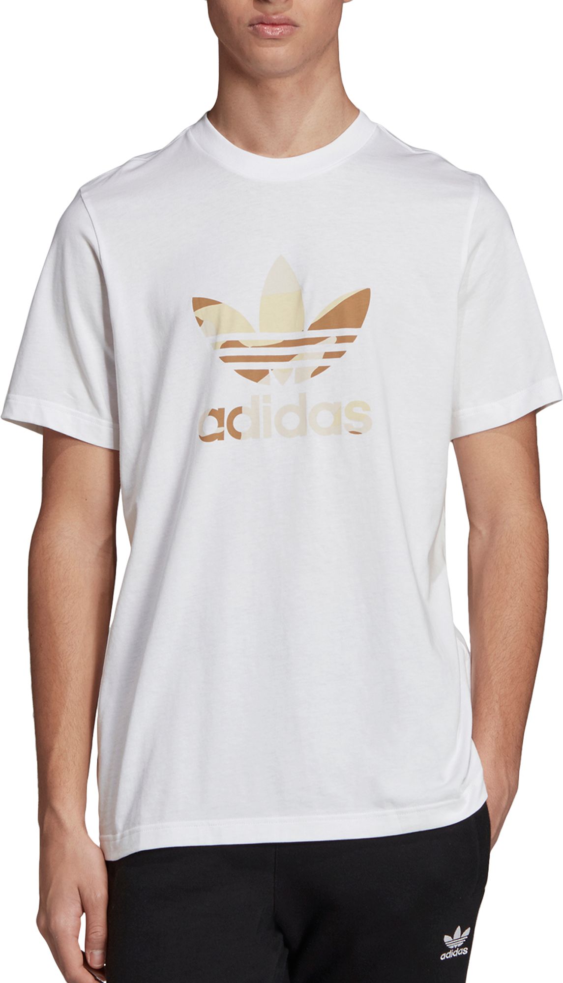 adidas camo trefoil t shirt