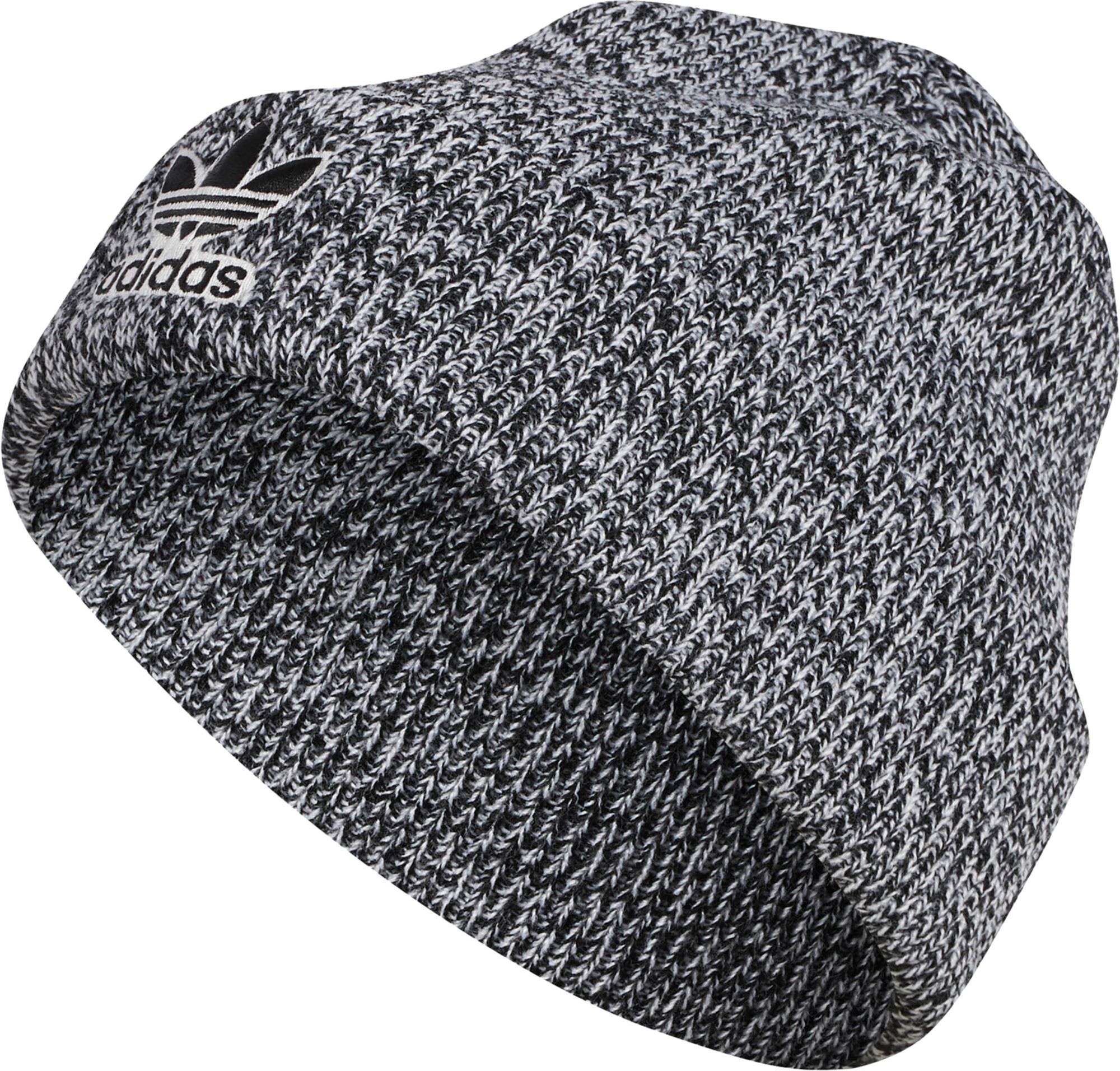 adidas trefoil beanie black