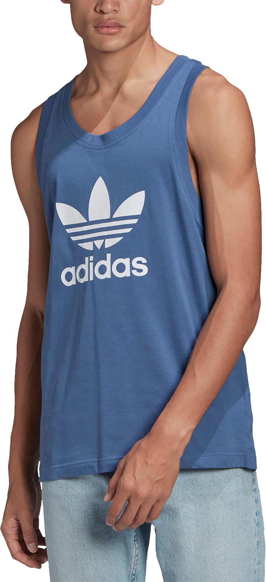 adidas trefoil tank top mens