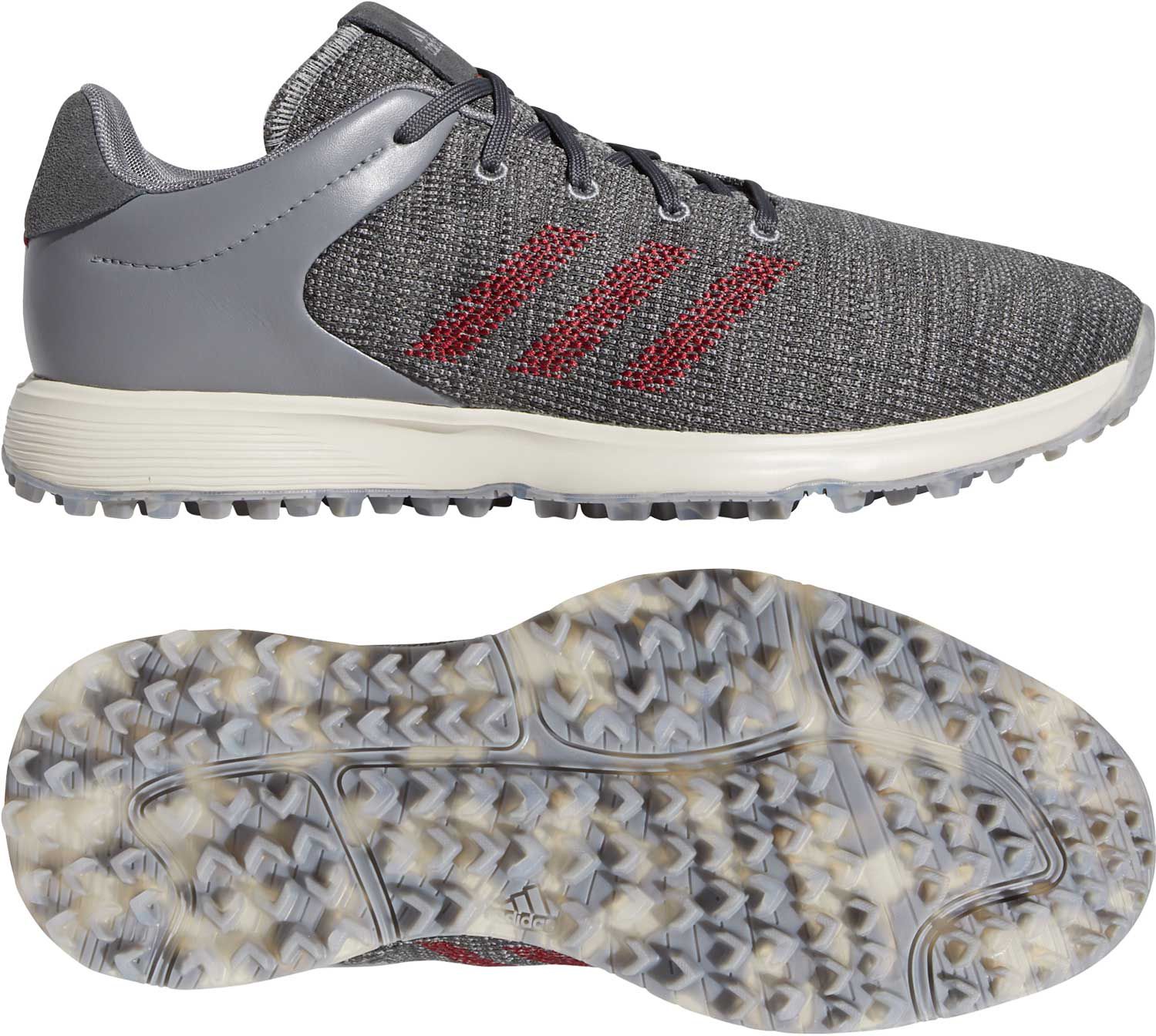 grey adidas golf shoes