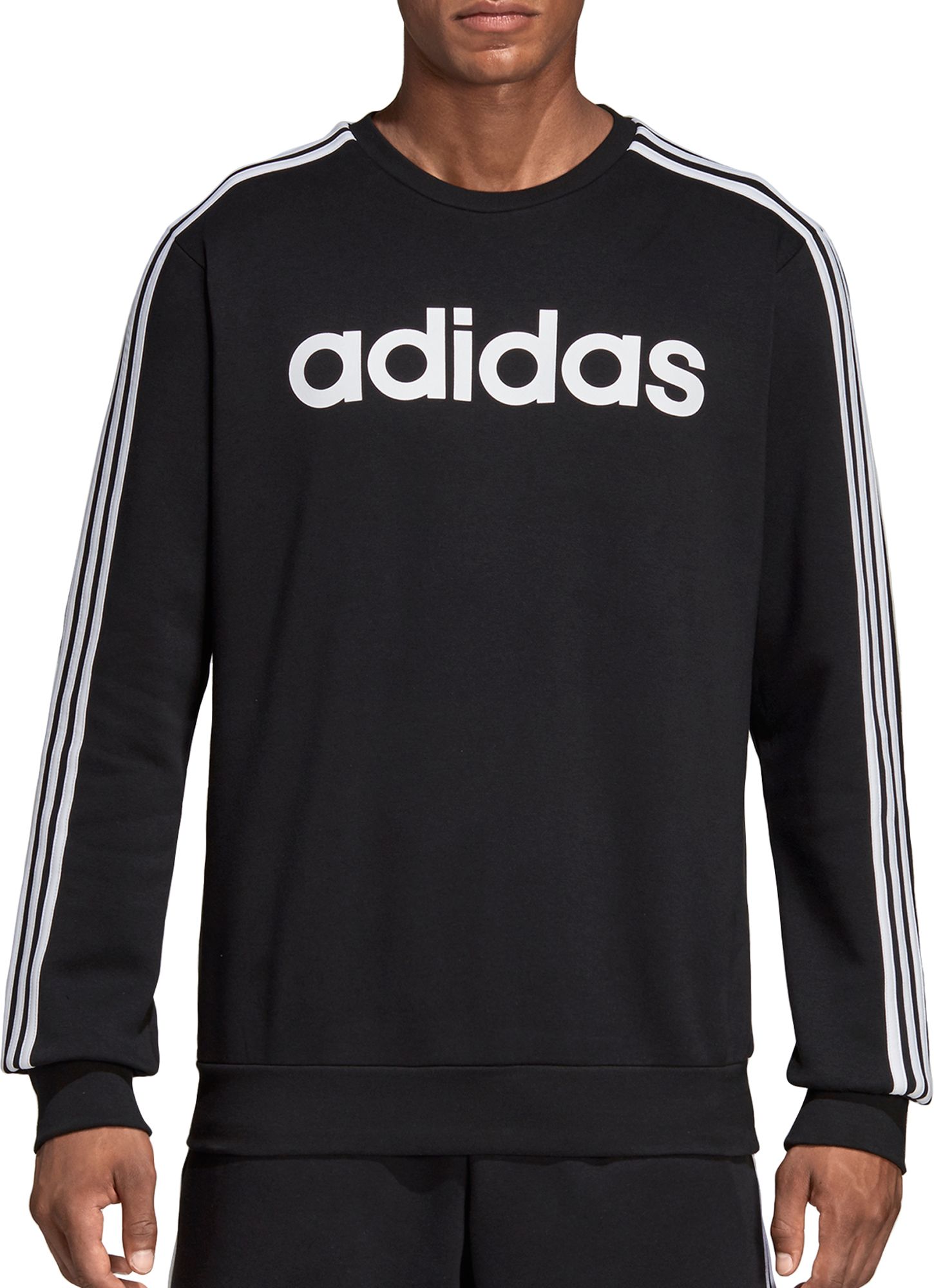 adidas full sleeve striped men's sweatshirt