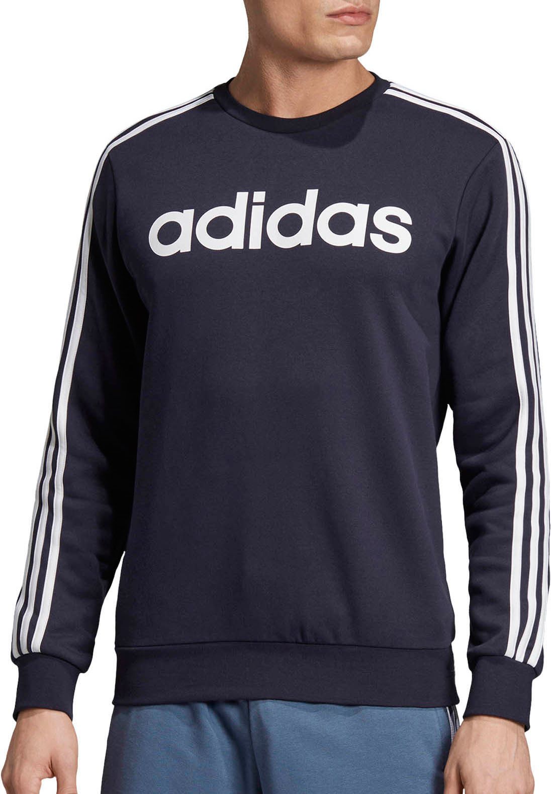 adidas essentials three stripe hoodie
