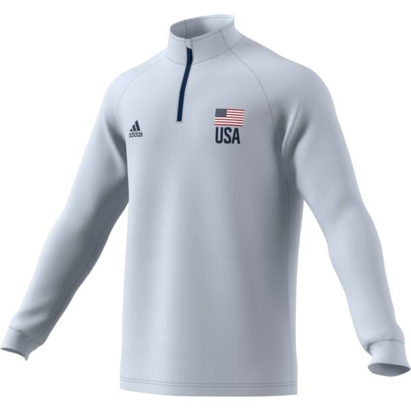 adidas Men's USA Volleyball ¼ Zip Jersey