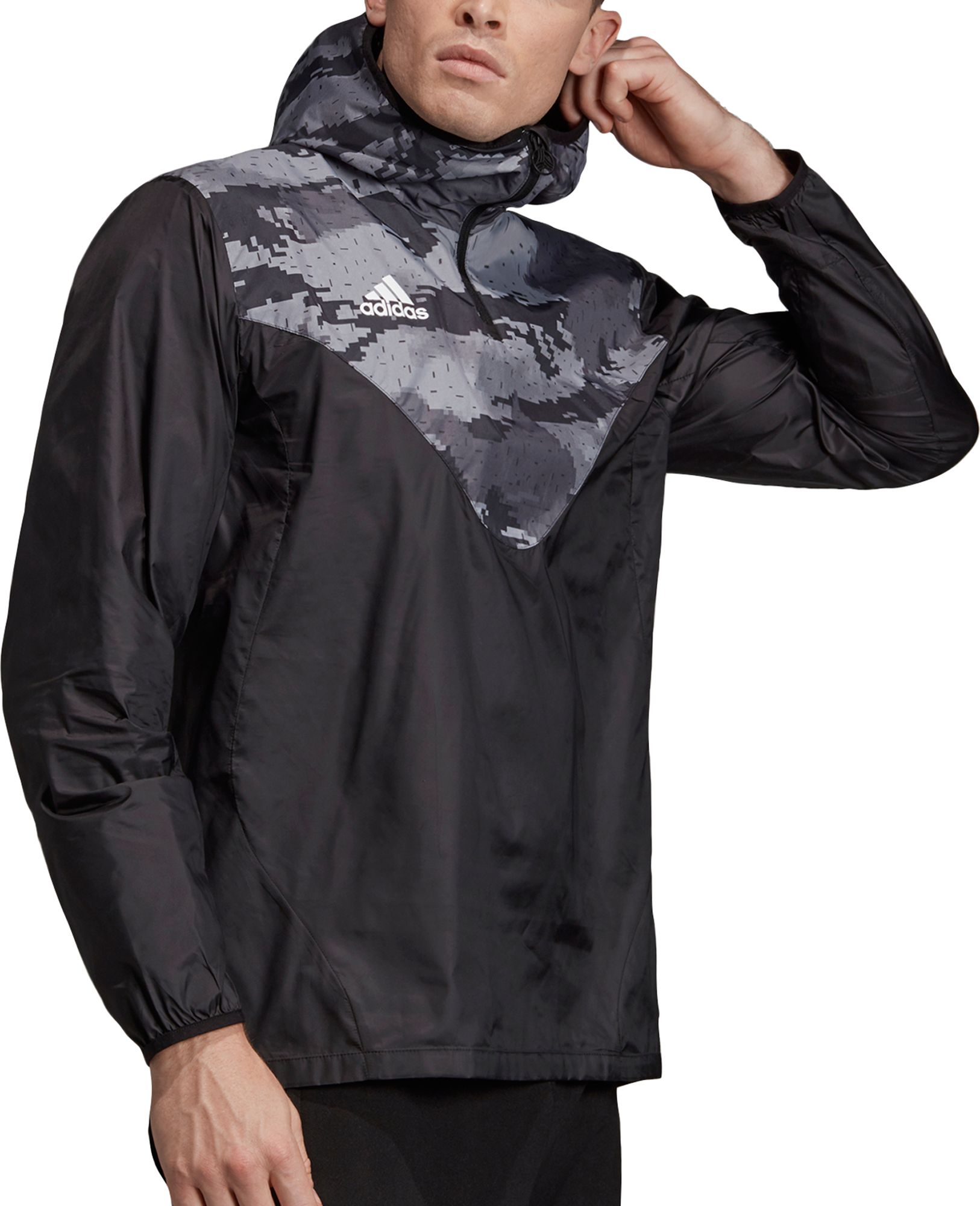 tan windbreaker adidas