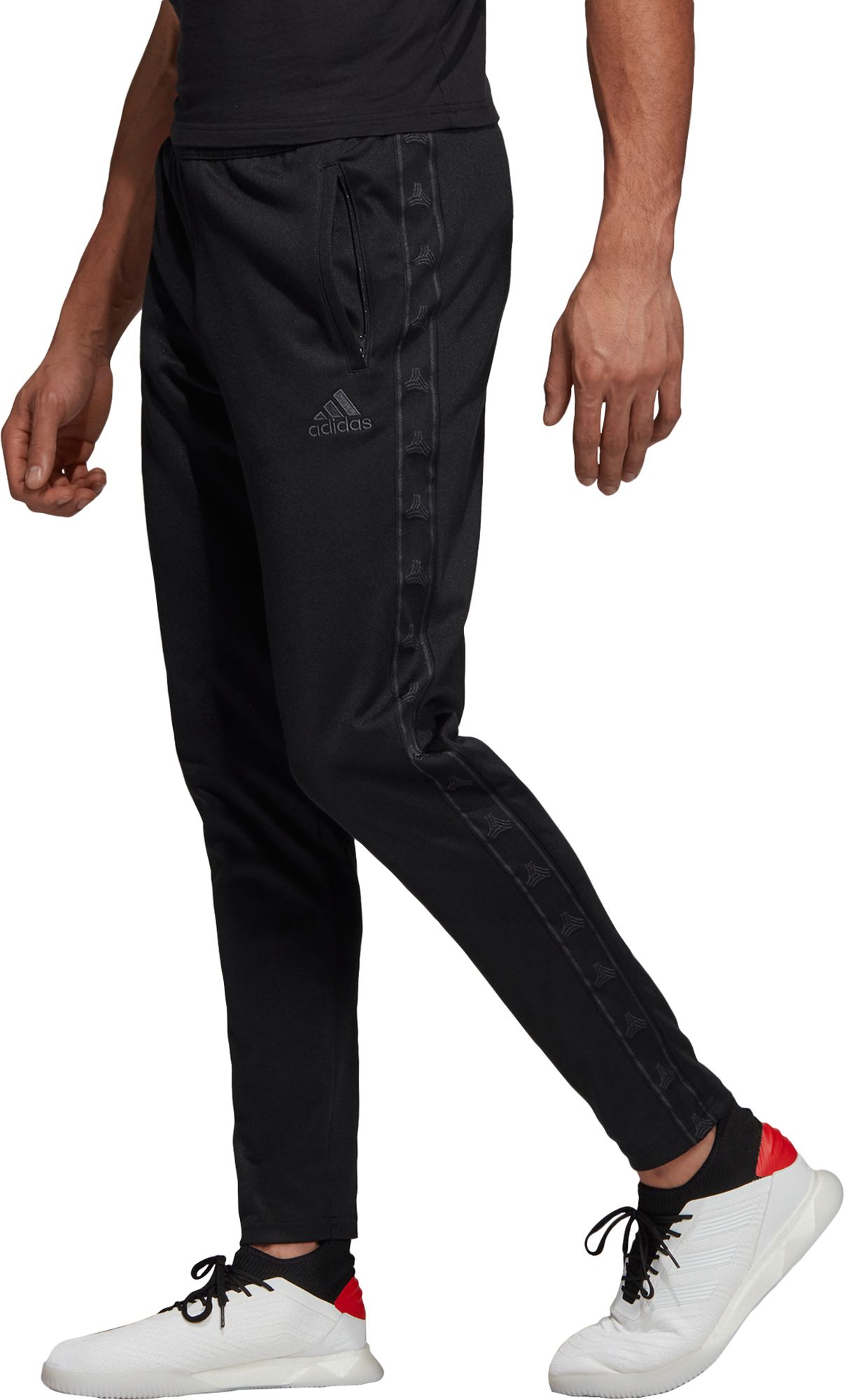 tan adidas pants