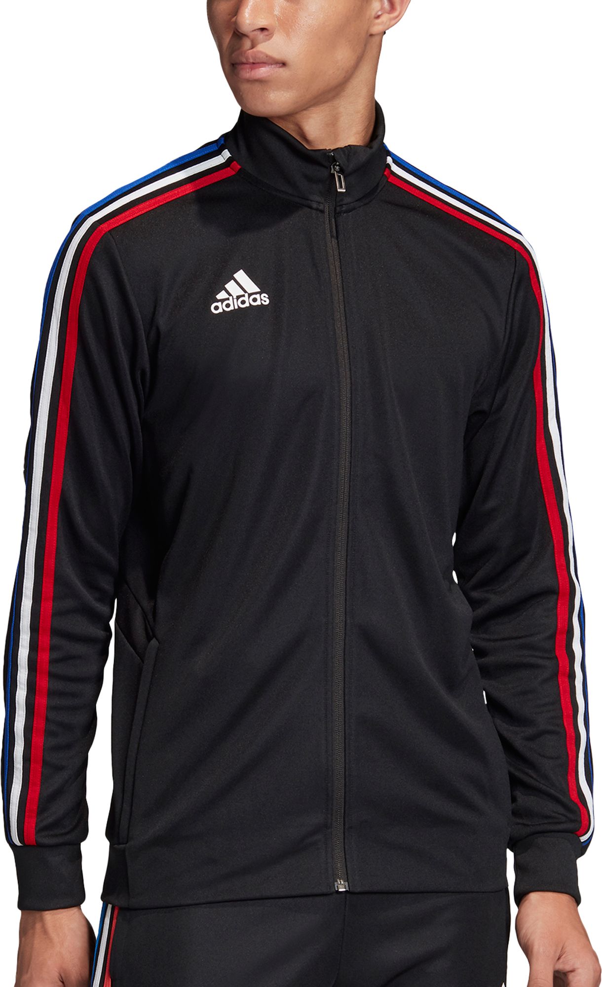 red white blue adidas jacket