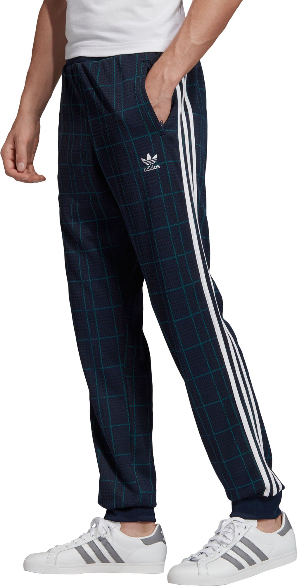 adidas tartan pants