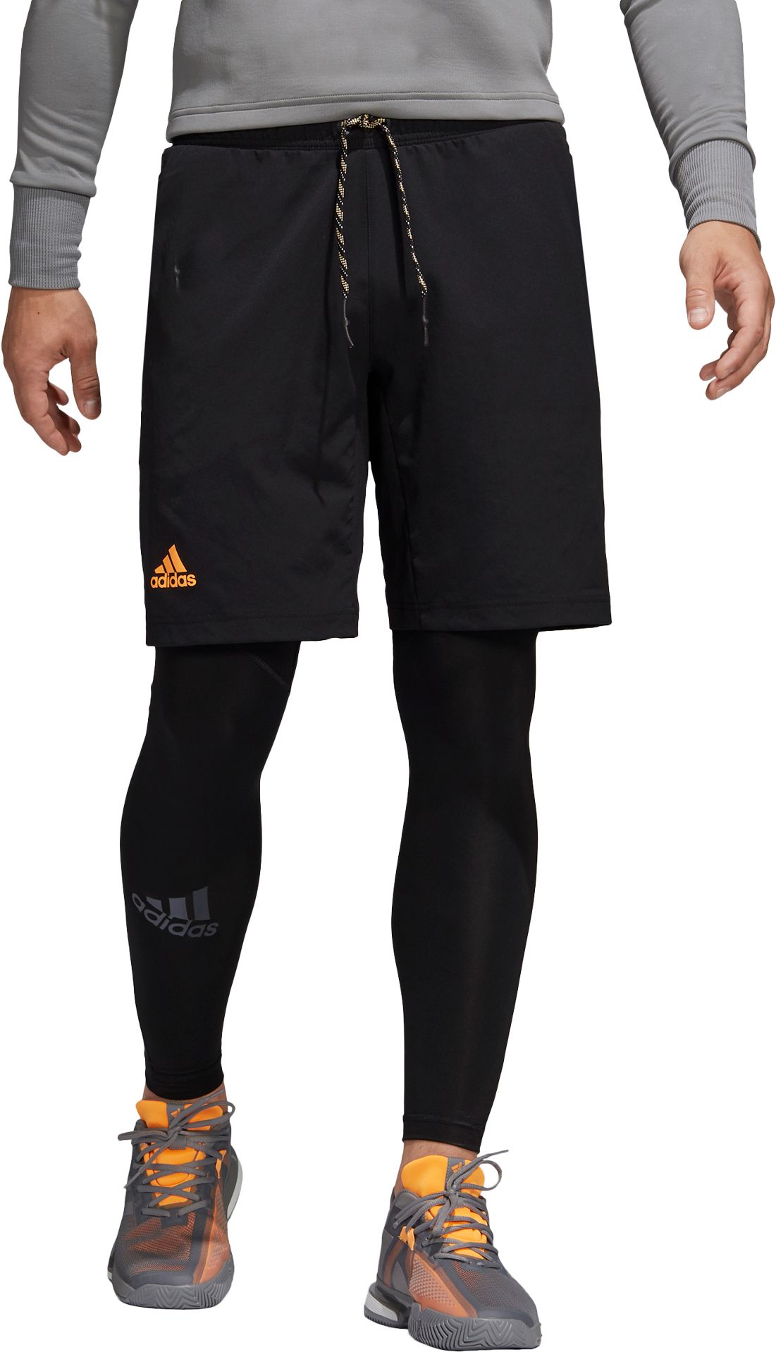 adidas two in one running shorts