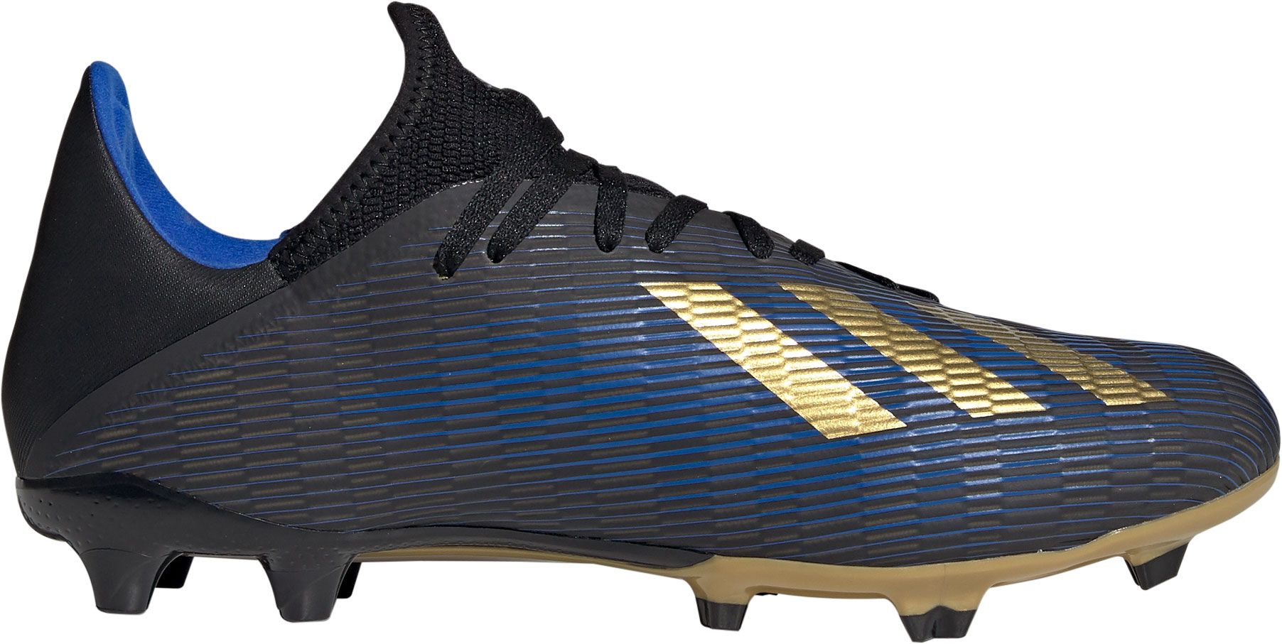 blue and black adidas soccer cleats