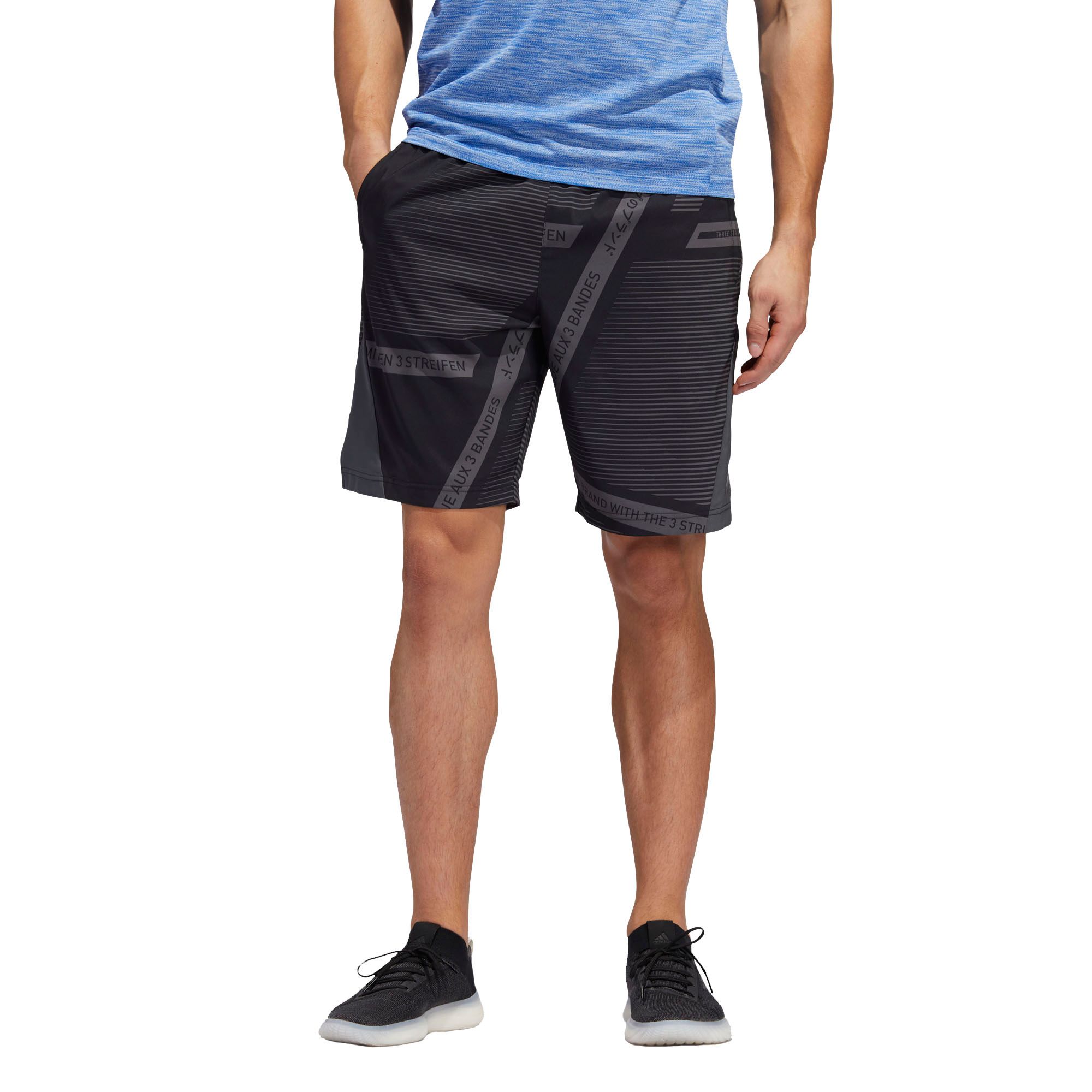 adidas men's axis woven training shorts