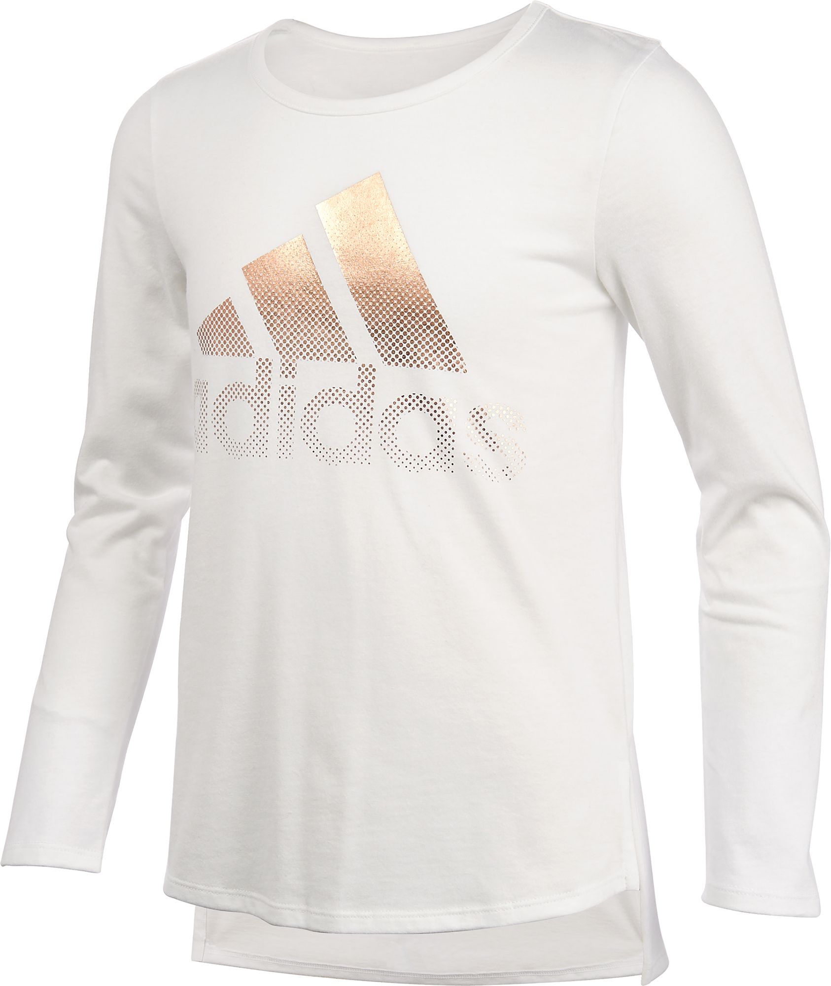 adidas curved hem t shirt