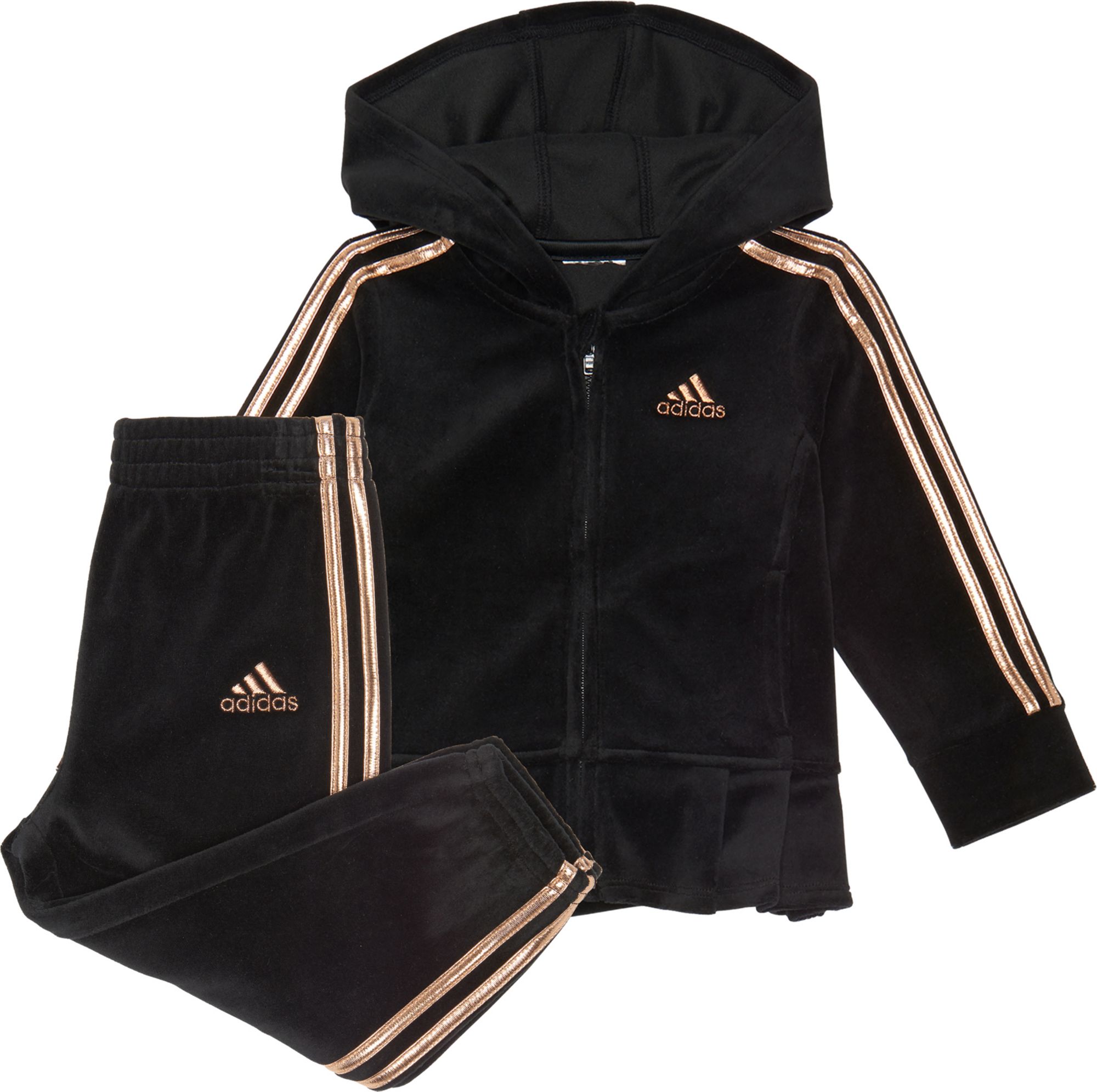 girls black adidas jacket