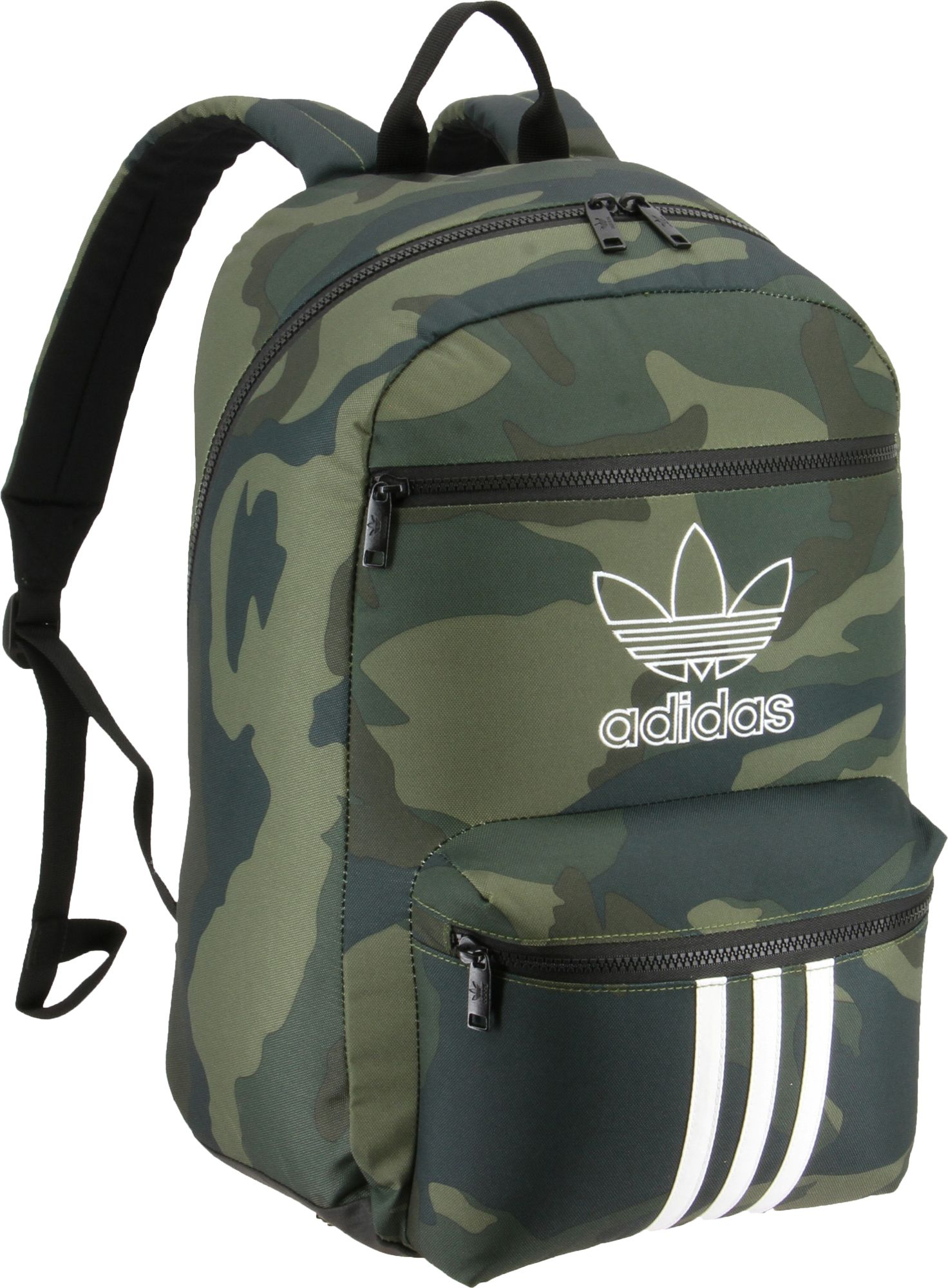 the brand with the three stripes bag