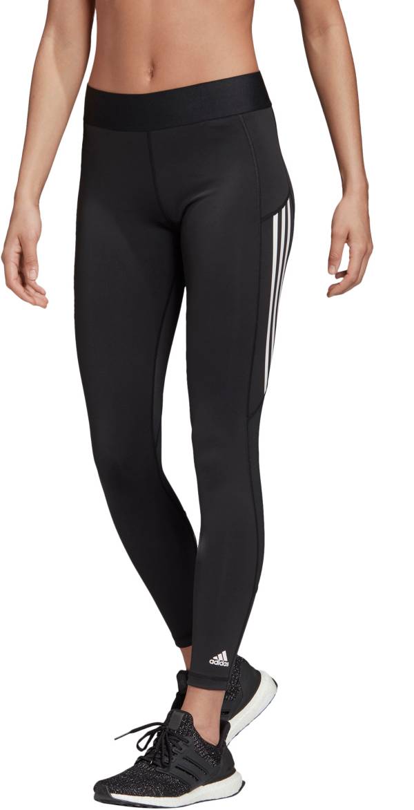 adidas Women's Alphaskin Sport 3-Stripes 7/8 Compression Tights product image