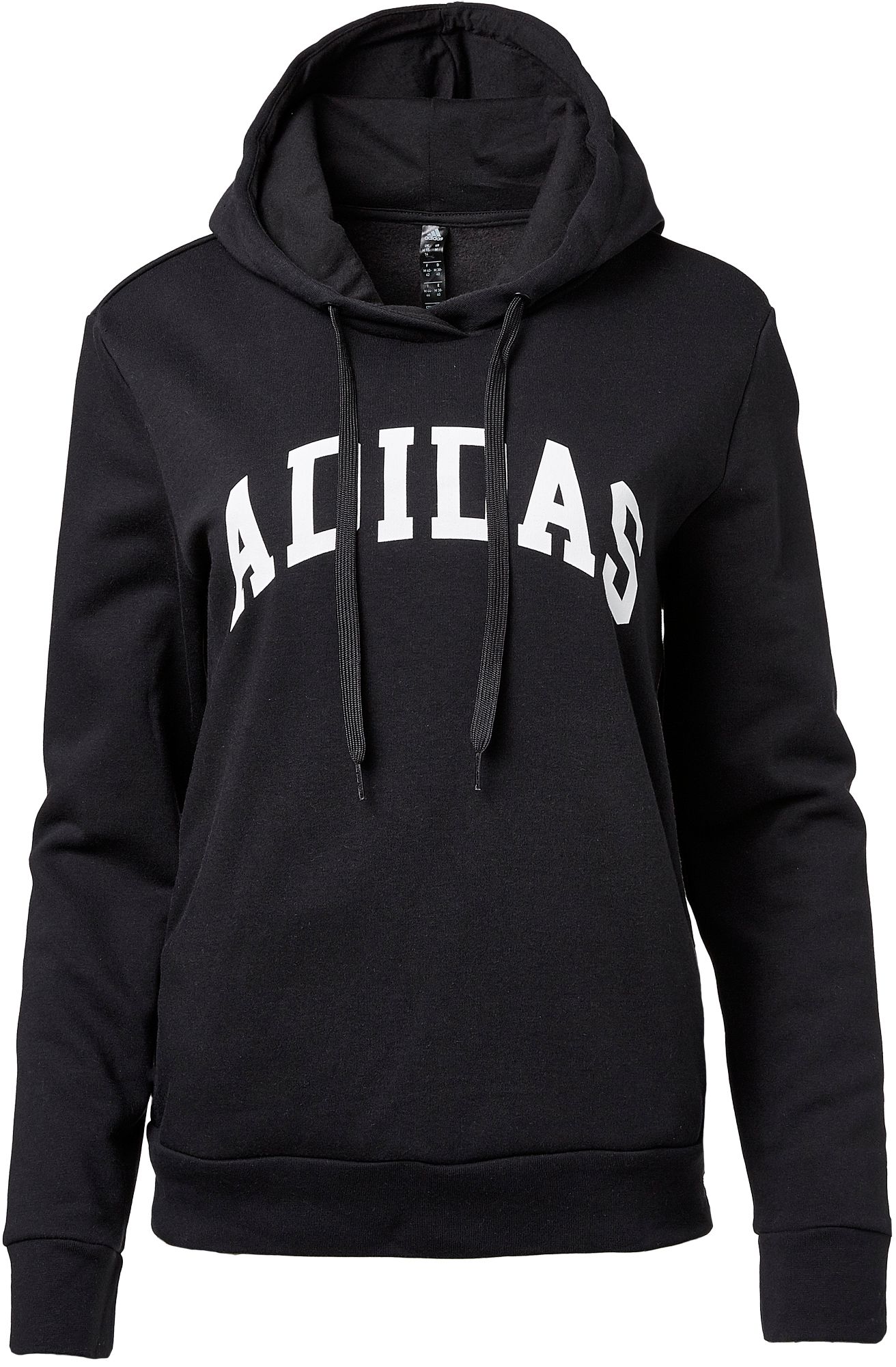 adidas black hoodie womens