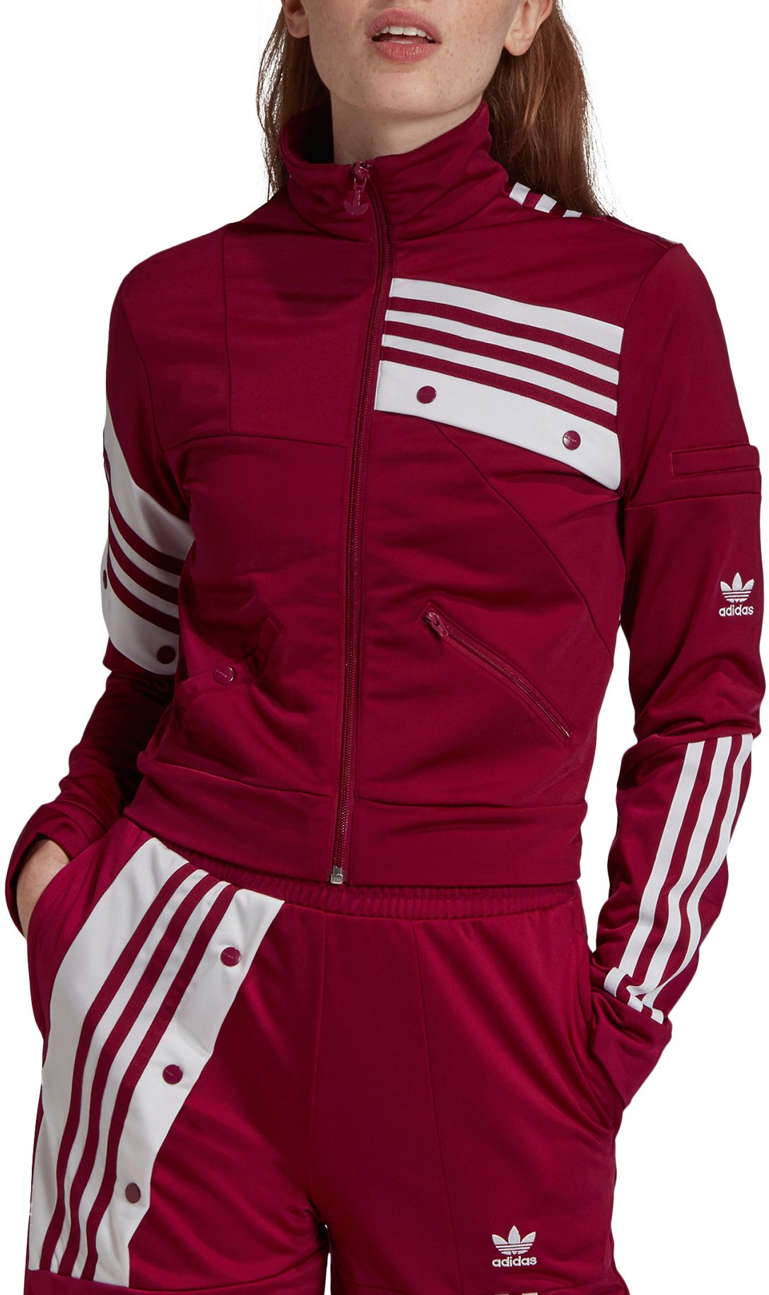 adidas warm up jacket women's