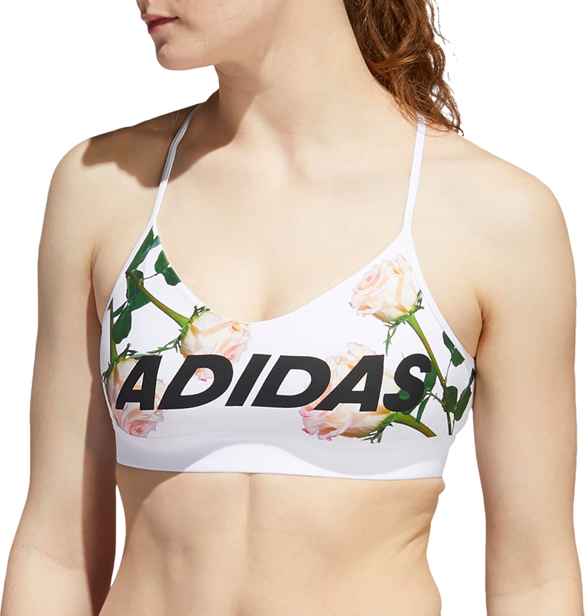 floral sports bra