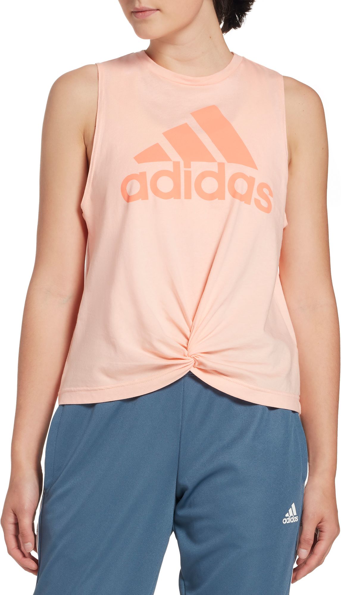 adidas Women's Knotted Tank Top | DICK 
