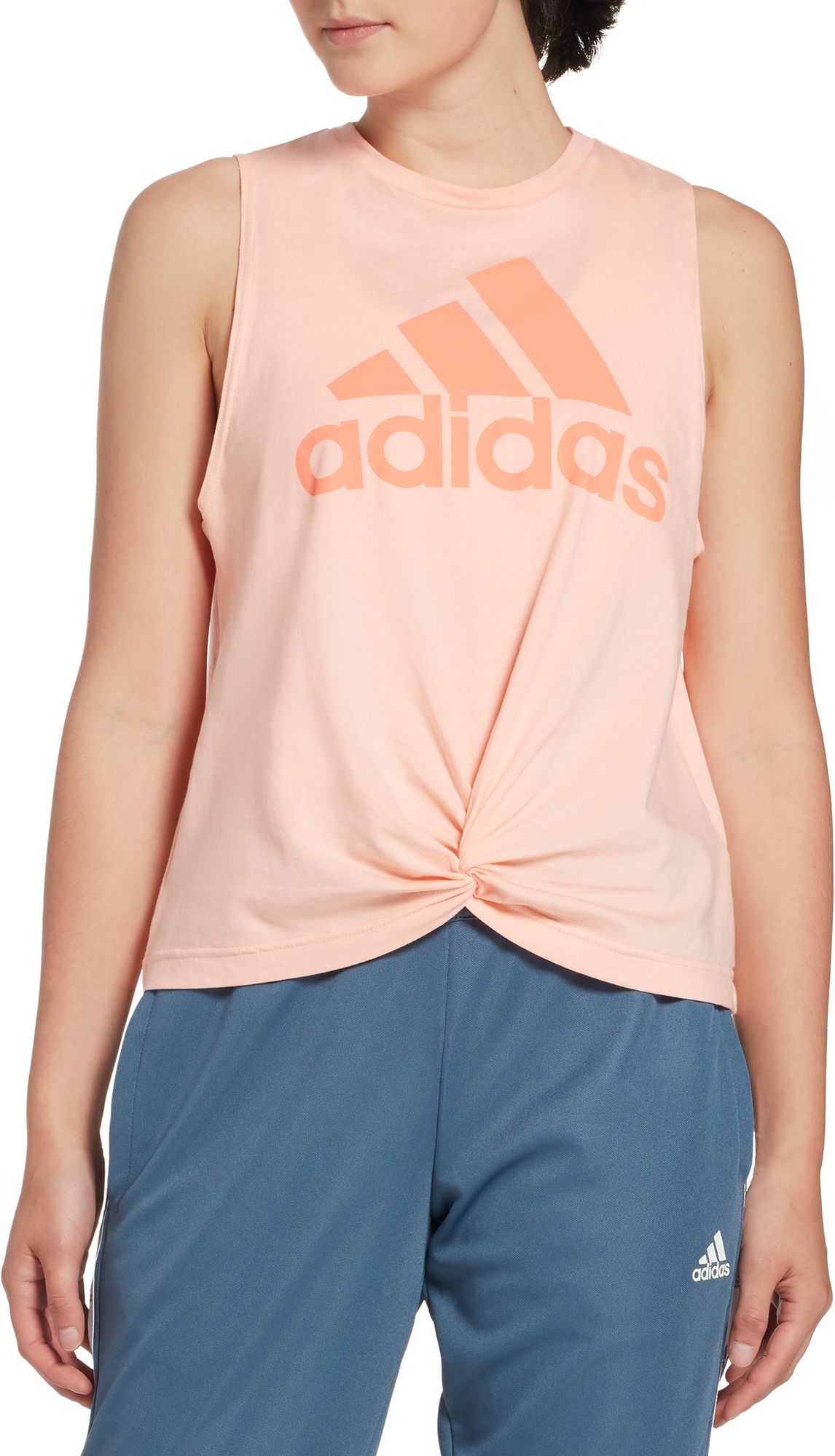 adidas knotted top