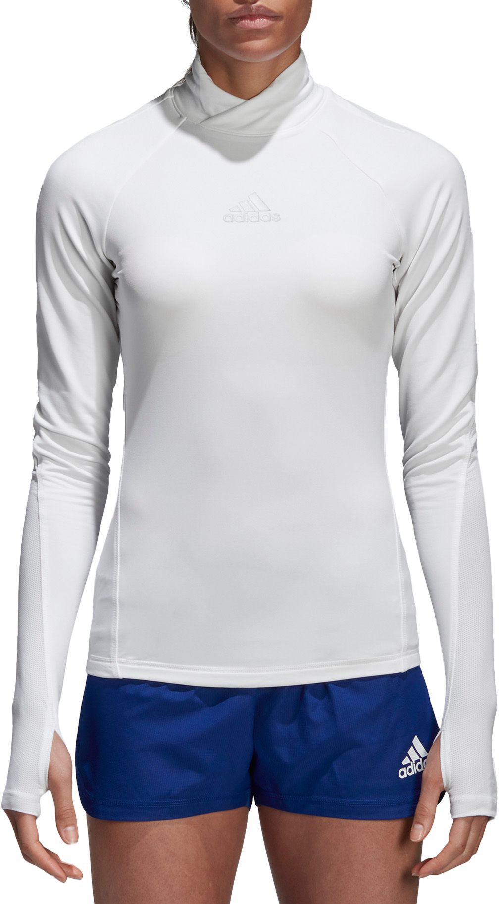 adidas women's alphaskin long sleeve soccer shirt