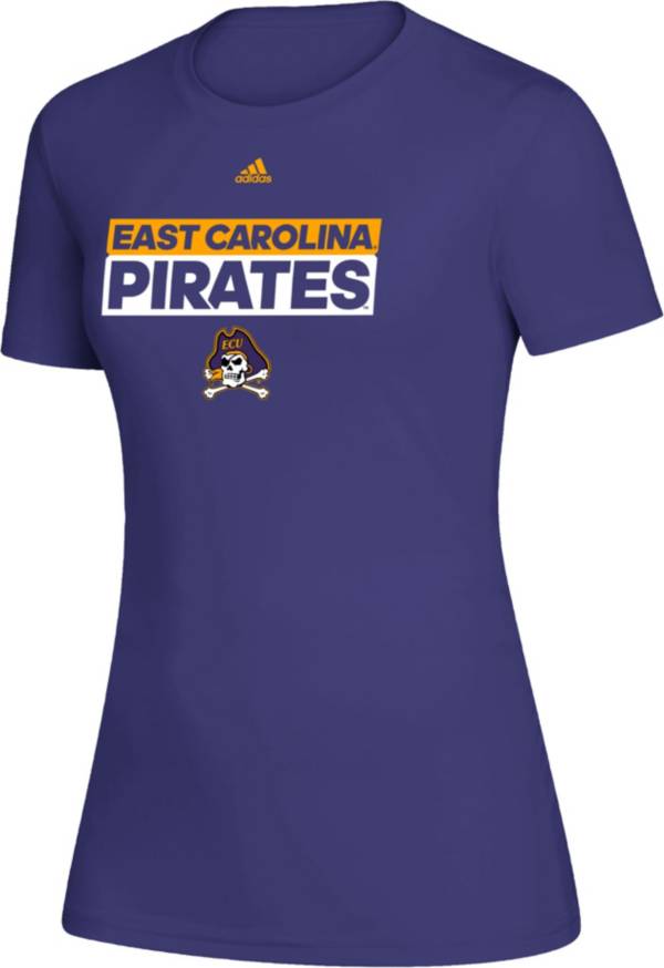 adidas Women's East Carolina Pirates Purple Box Creator T-Shirt