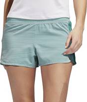 adidas Women's Pacer 3Stripe Heather Woven Shorts | DICK'S Sporting Goods