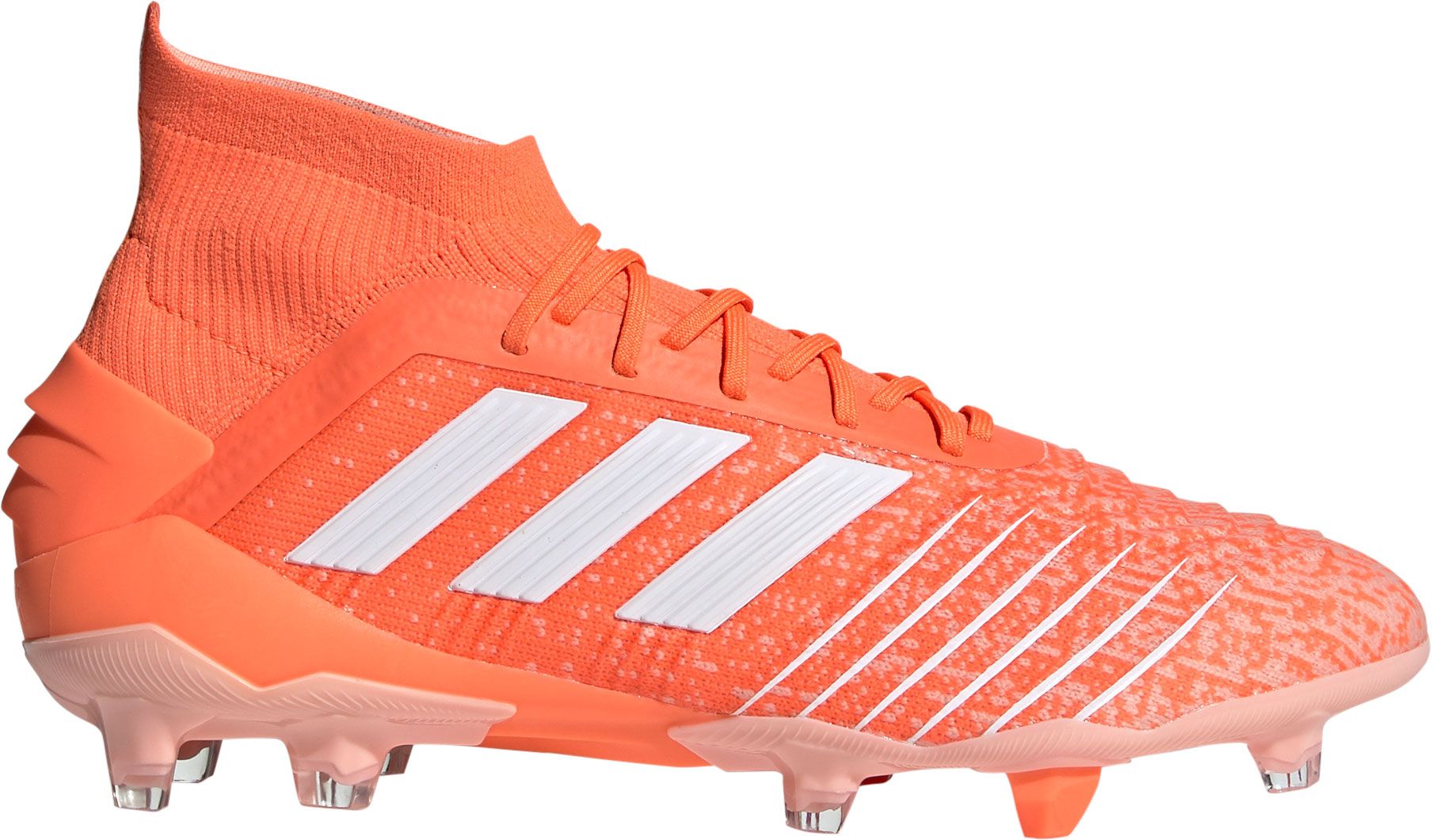 orange adidas cleats