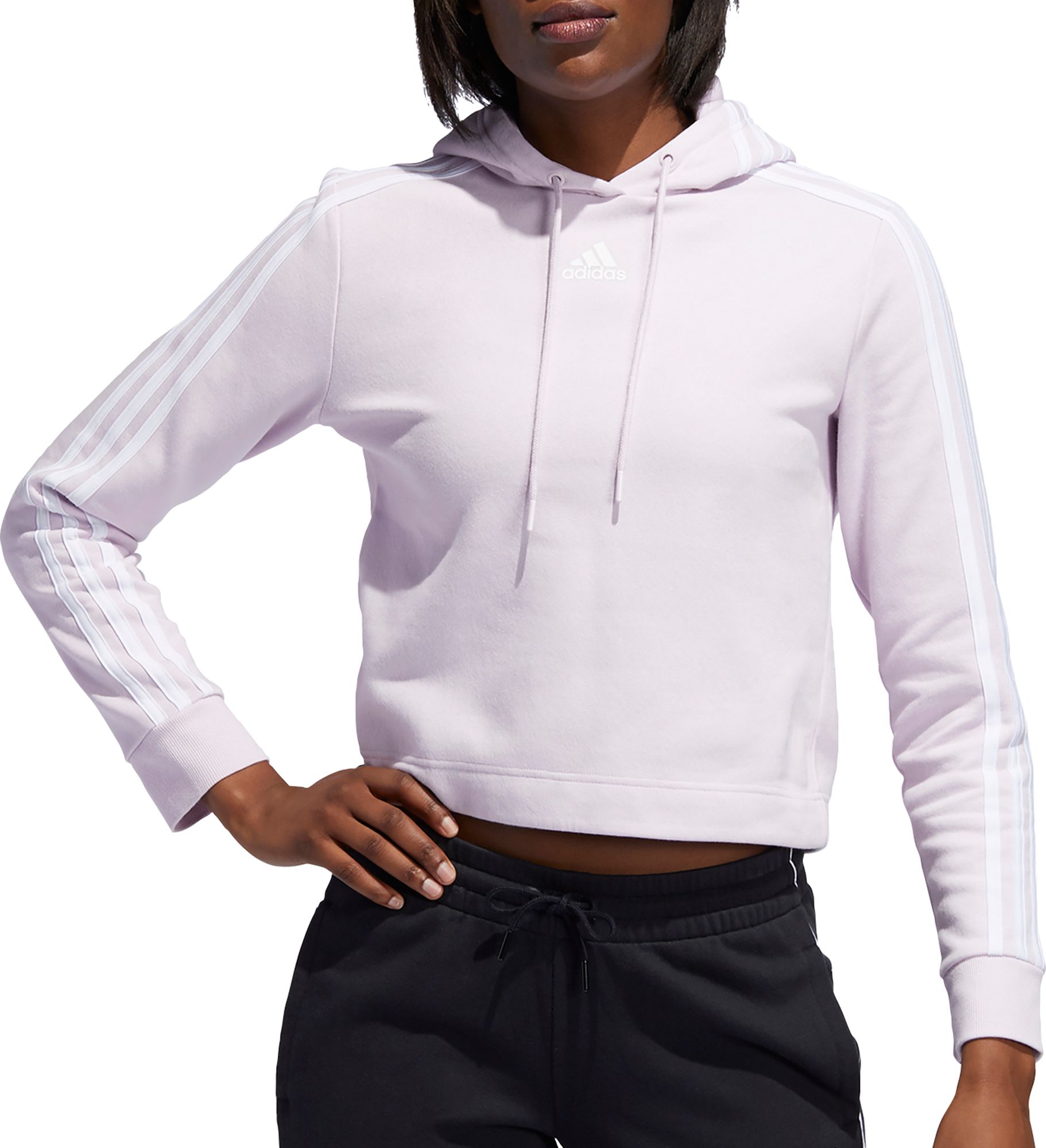 adidas cropped hoodie cheap