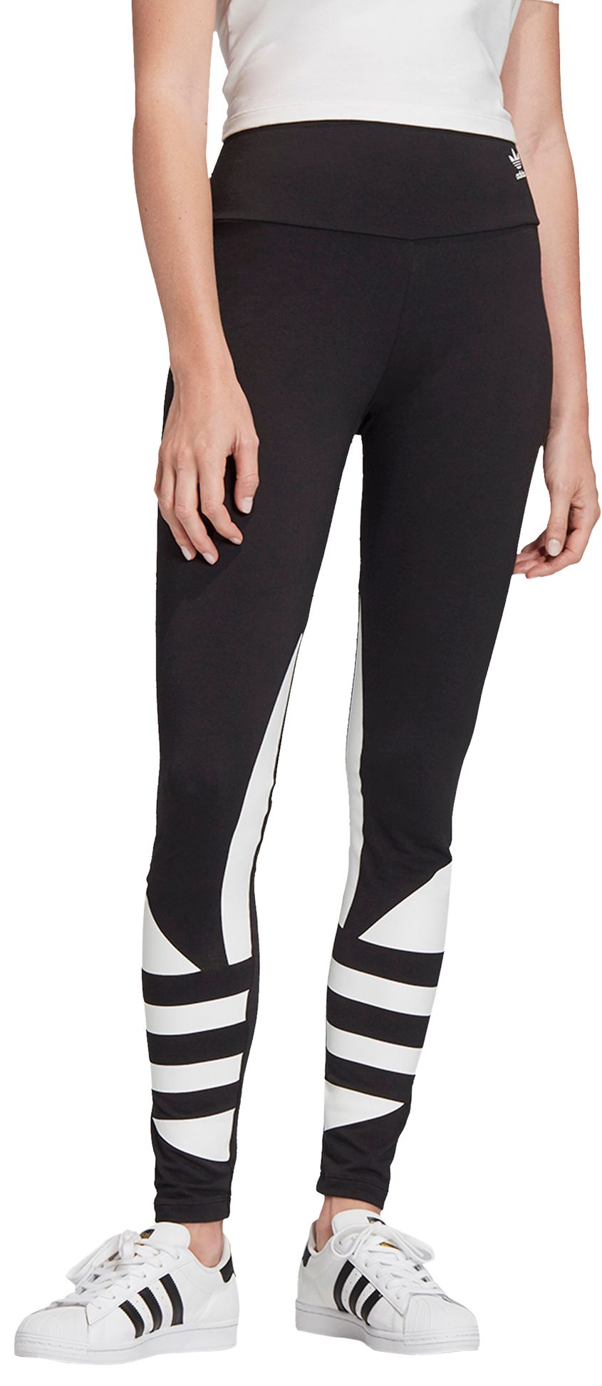 adidas logo taped leggings