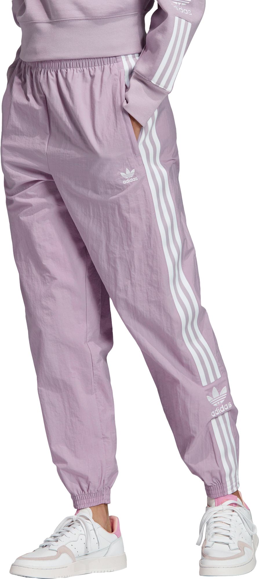 adidas adicolor locked up logo track pants