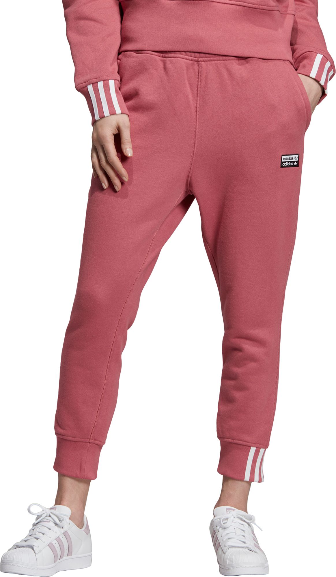 pink adidas sweats