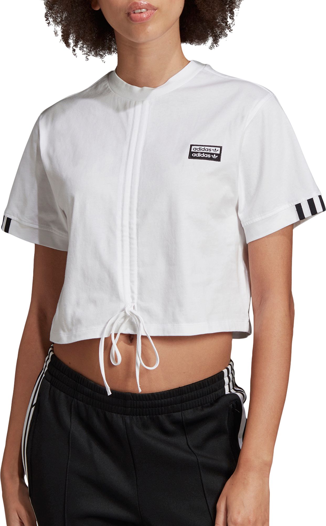 adidas ruched tee