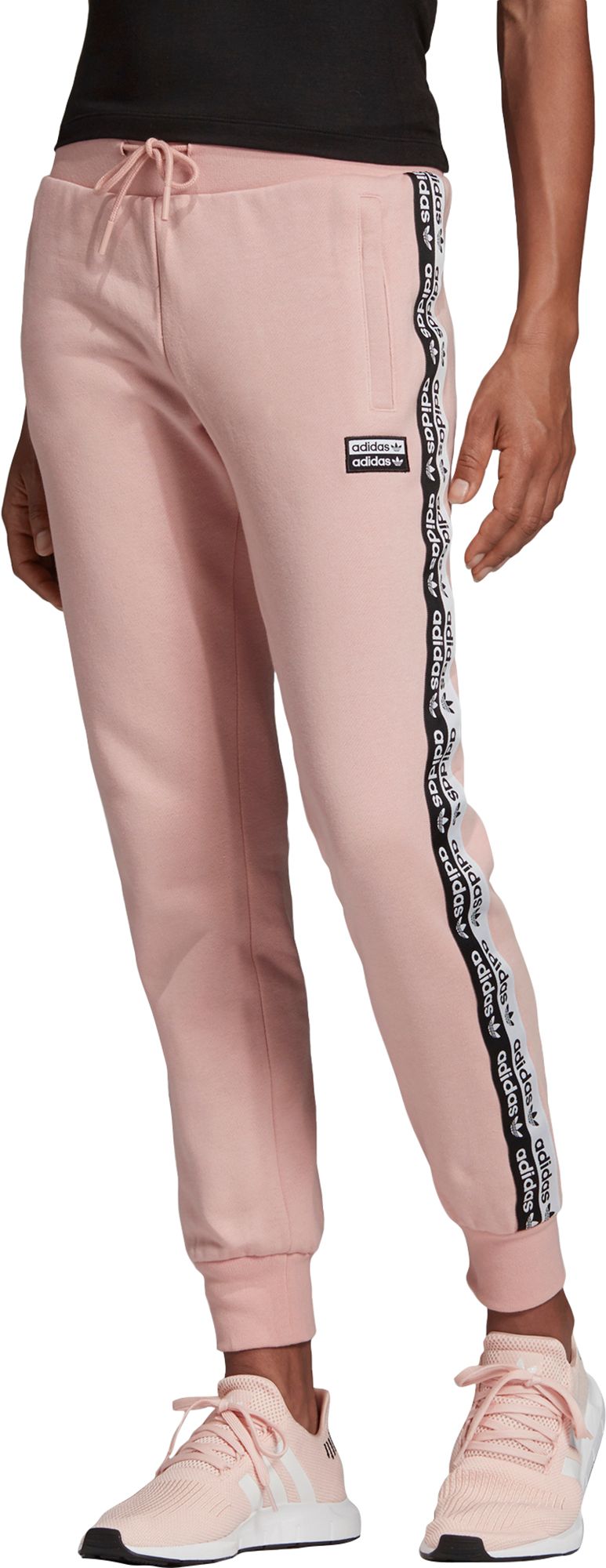 adidas pink joggers